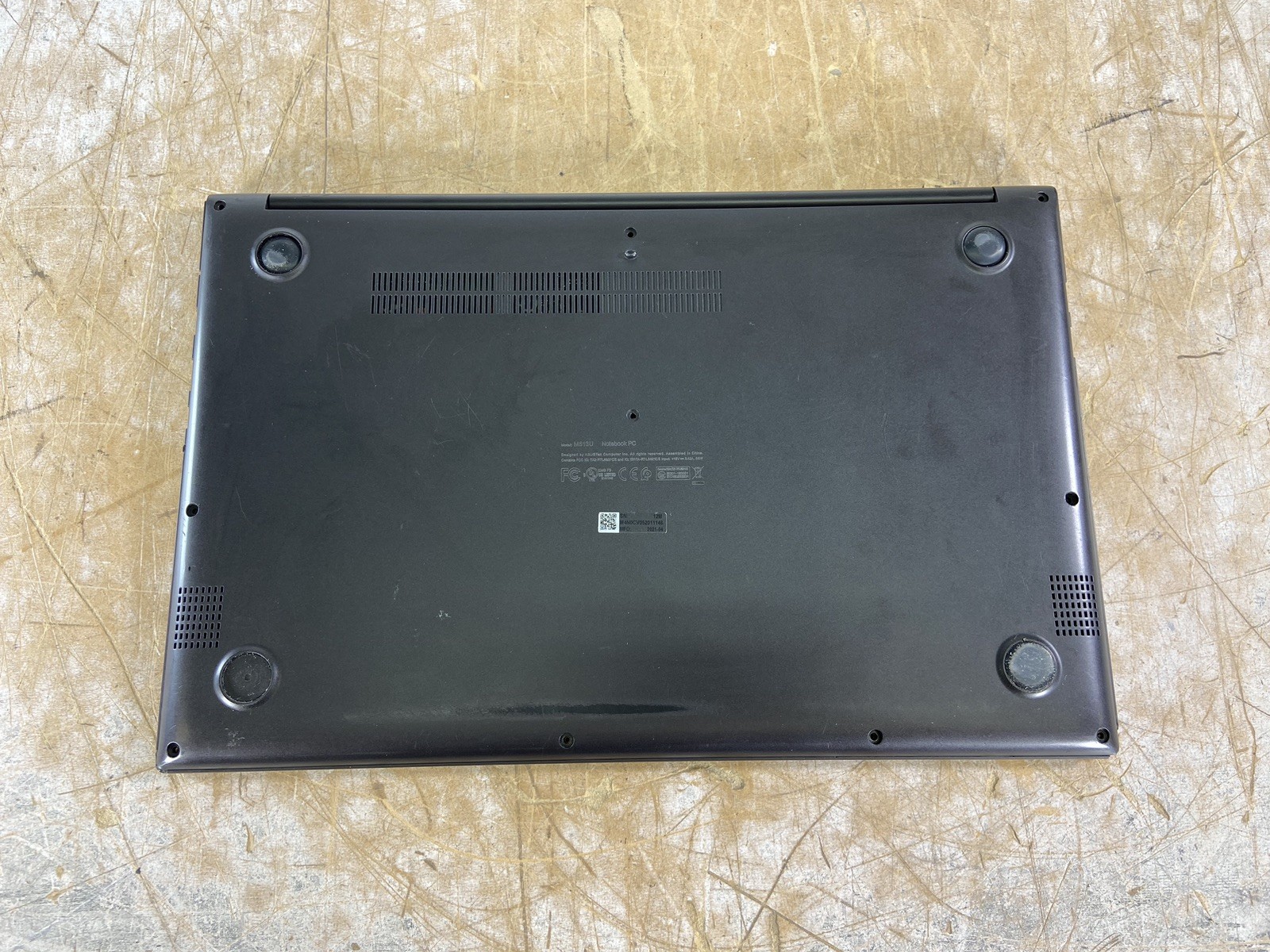 ASUS VIVOBOOK M513U AMD RYZEN 7 4700U @ 2.3GHz, 4GB RAM, NO HDD/OS – (FOR PARTS)