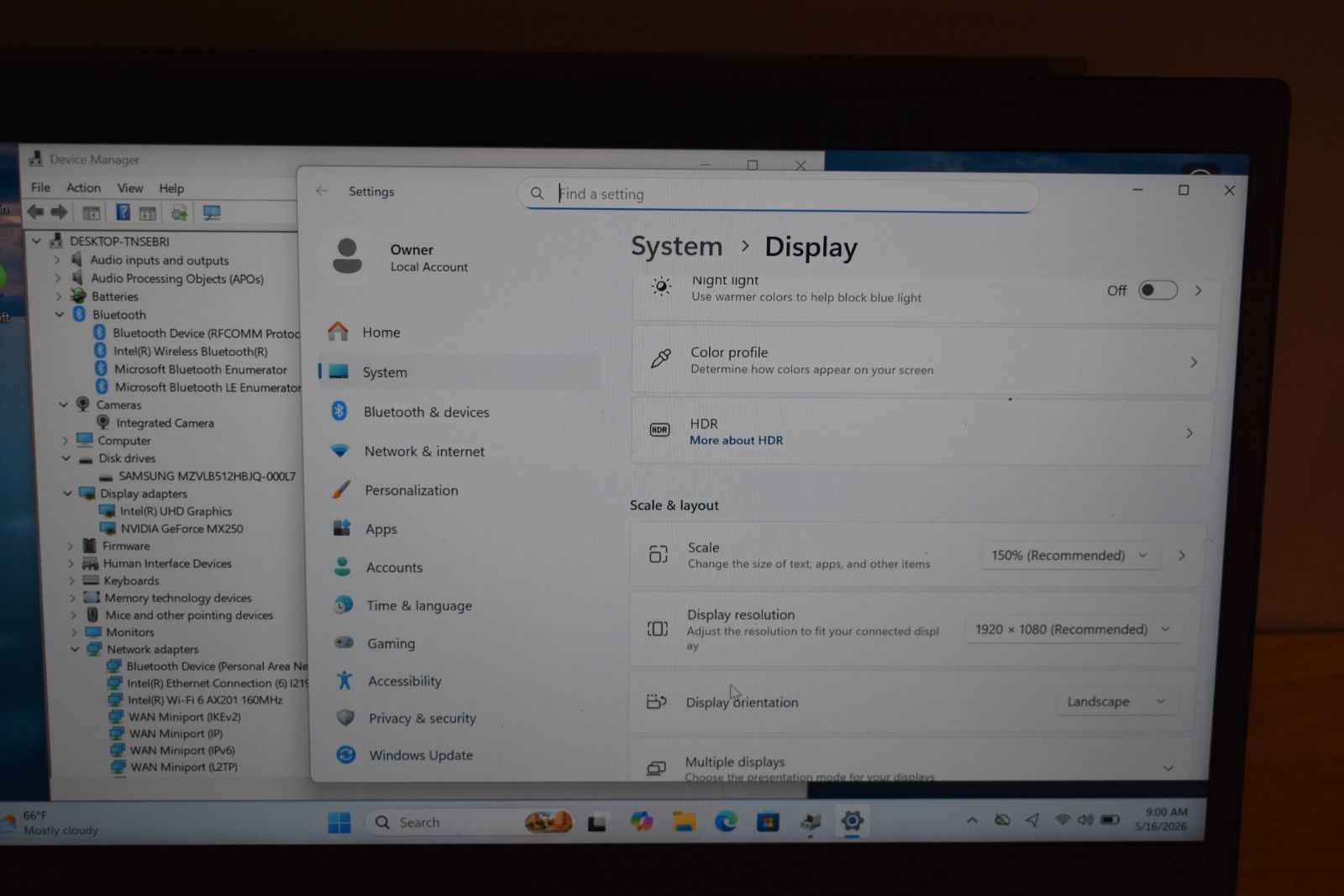 Lenovo Thinkpad T490 Quad Core i7-10510U 16GB RAM 512GB SSD Win11 GeForce MX250