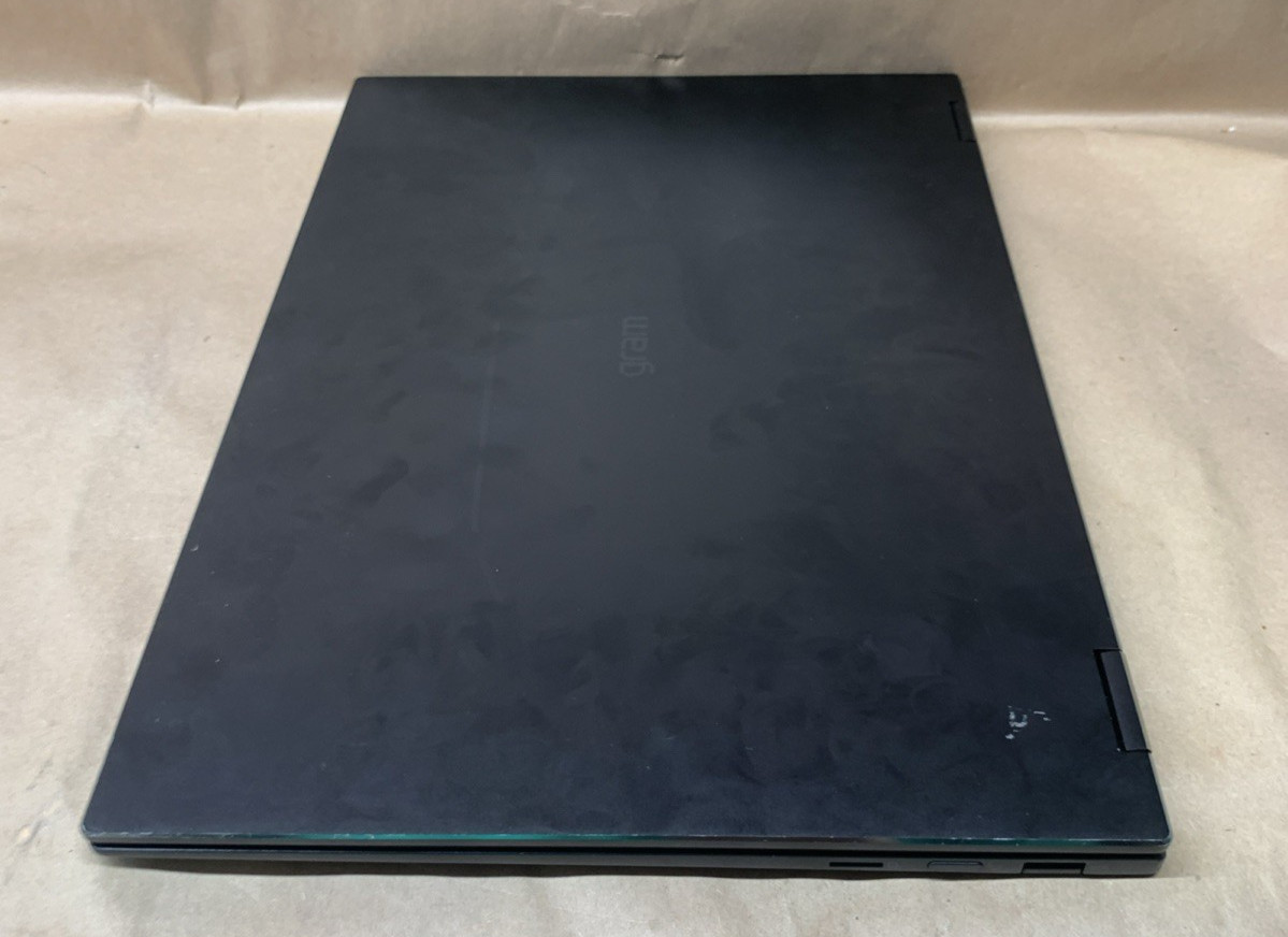 LG Gram 16T90Q Laptop, Intel i5-1240P@4.4GHz, No RAM/SSD, Touch, For Parts