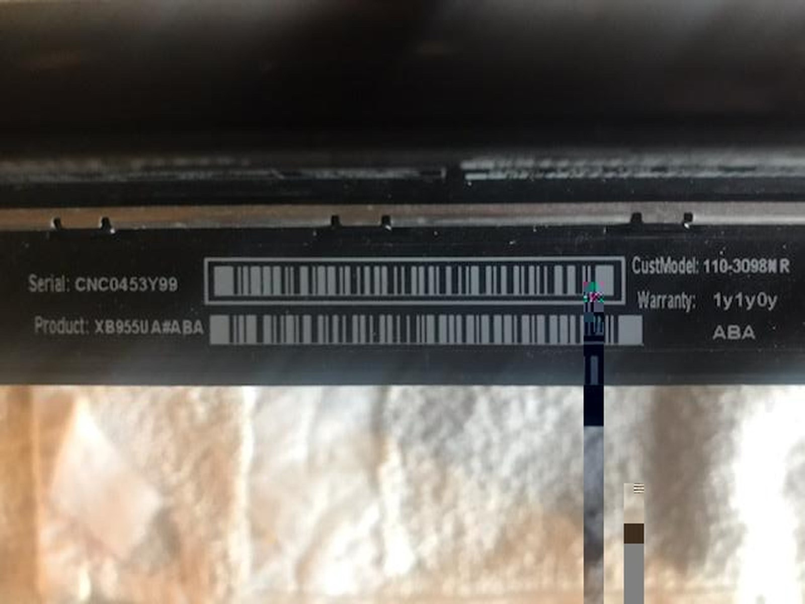 HP Mini Laptop 110-3098NR And Charger