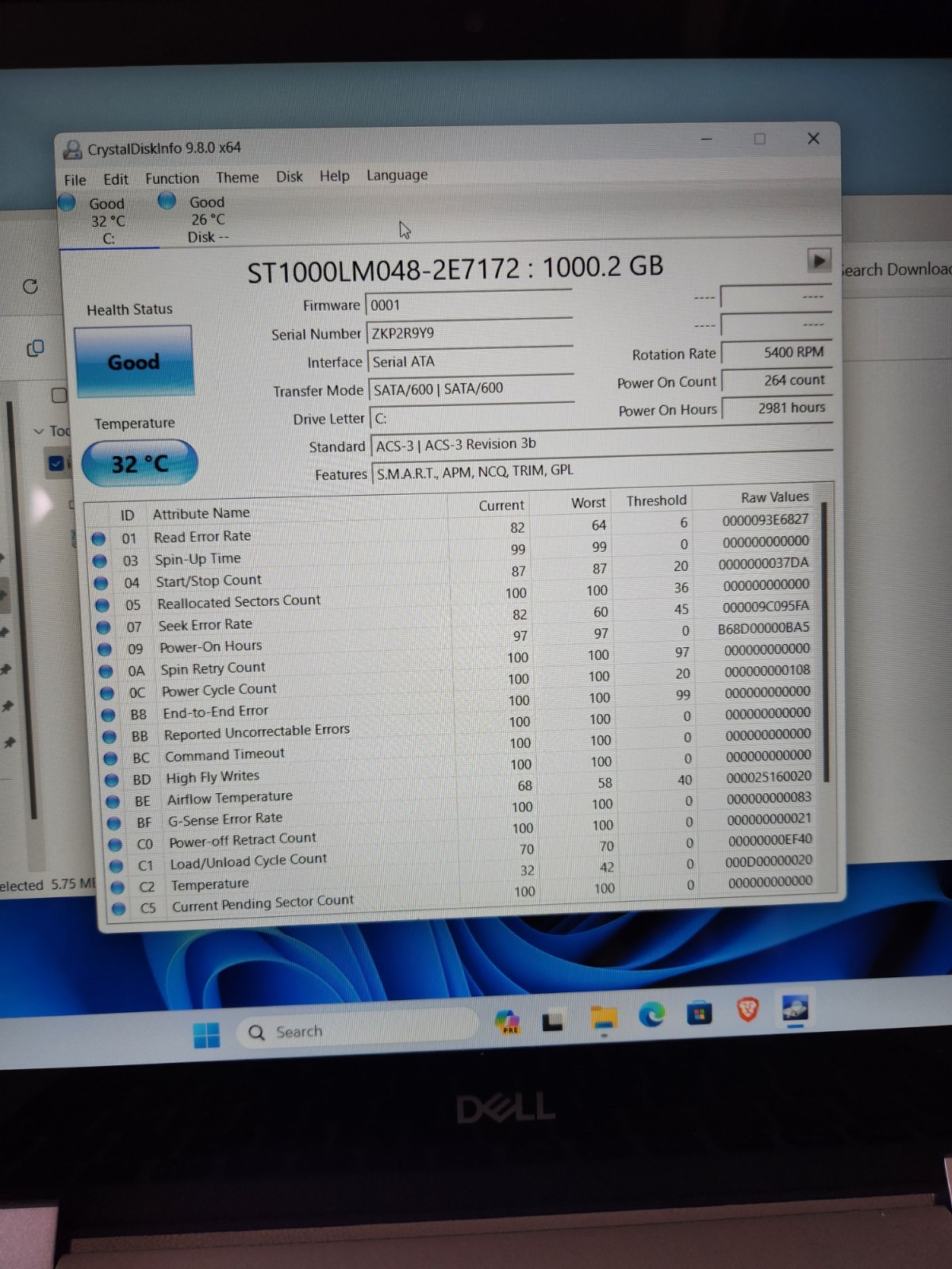 Dell Inspiron 5582 Intel i3 Gen 8 1TB SSD 16 GB Intel Optane 4 GB RAM (2 Slots)