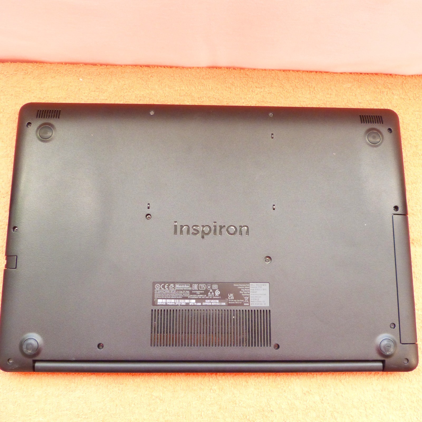 Dell 3793 Inspiron 17″ FULLHD CARBON LOOK l SSD Windows 11 l Intel 10 GEN