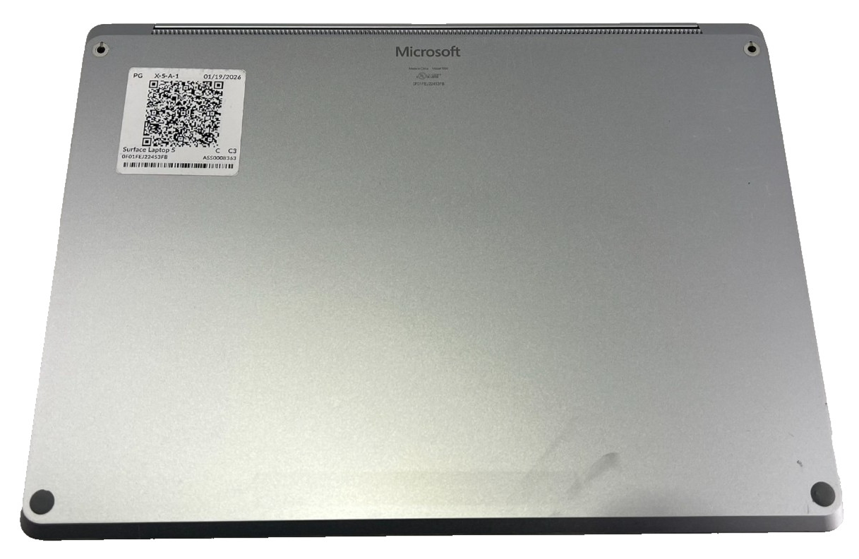 Windows Surface Laptop 5 15″ i7 12th Gen 510GB SSD 16GB RAM Win 11 Pro (PG)