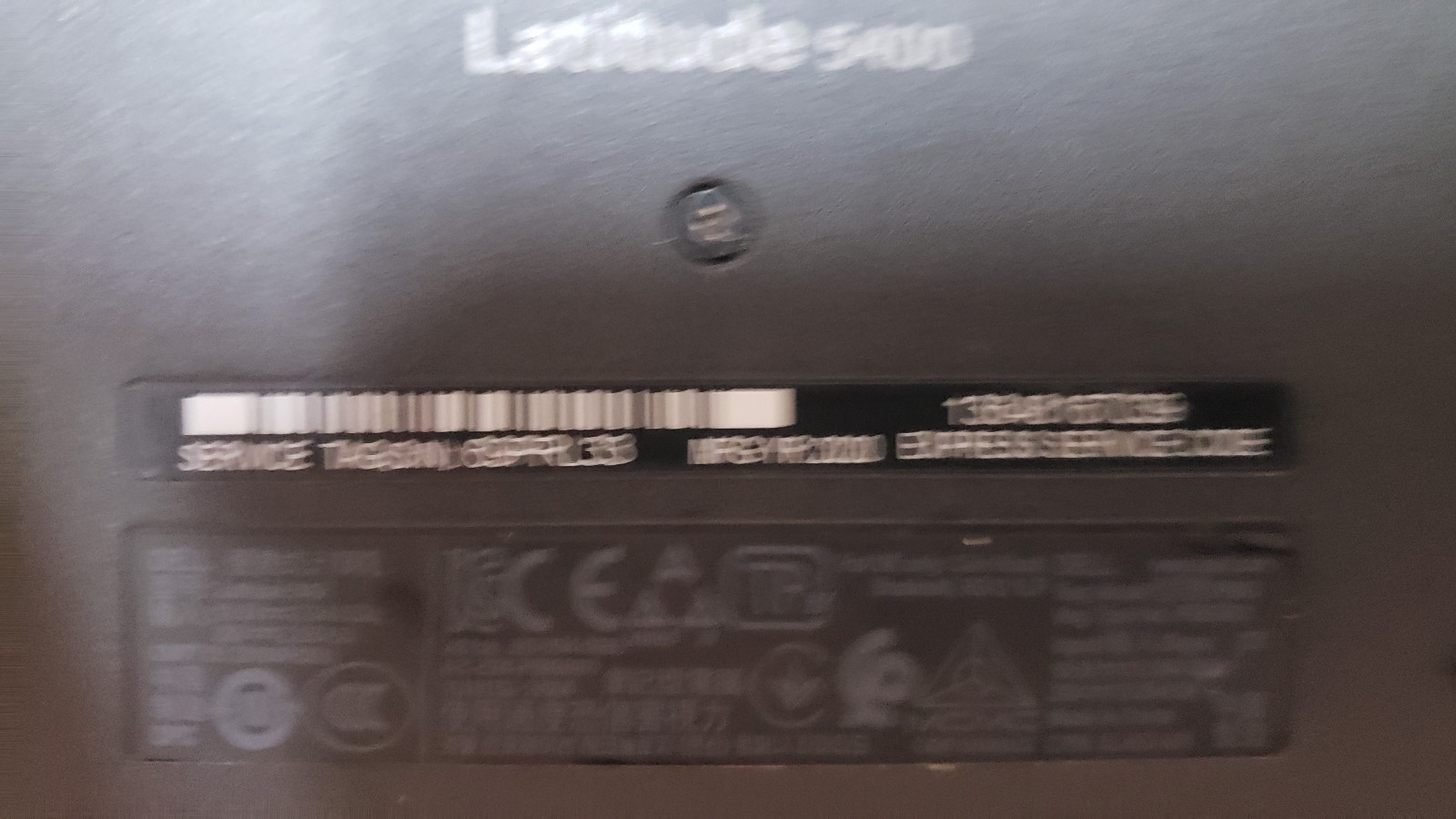 Dell Latitude 5400 Core i5-8365U 1.60GHz 8GB RAM No HDD/OS PARTS READ