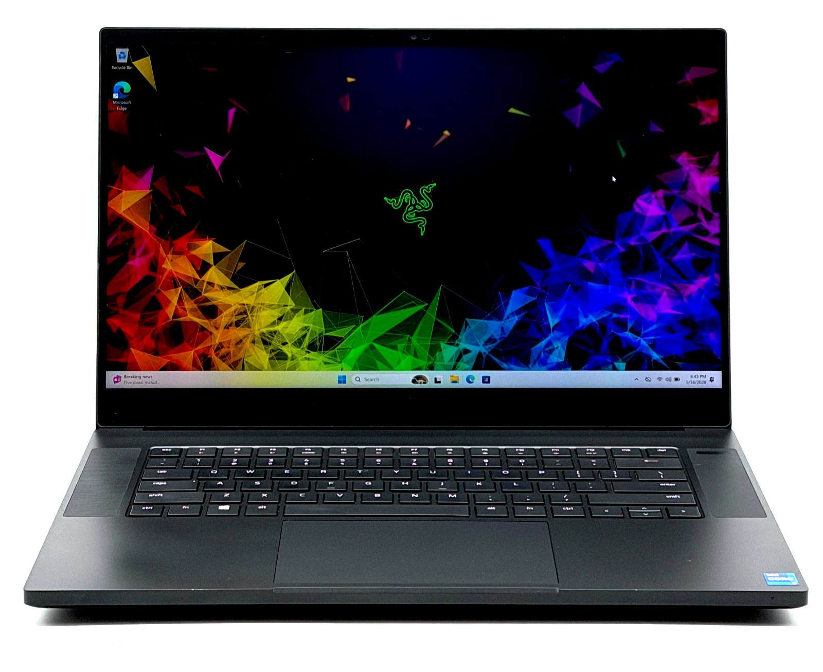 Razer Blade Black Gaming Laptop 240Hz 2K i7-11800H 2.30GHz 32GB RTX 3080 1TB!