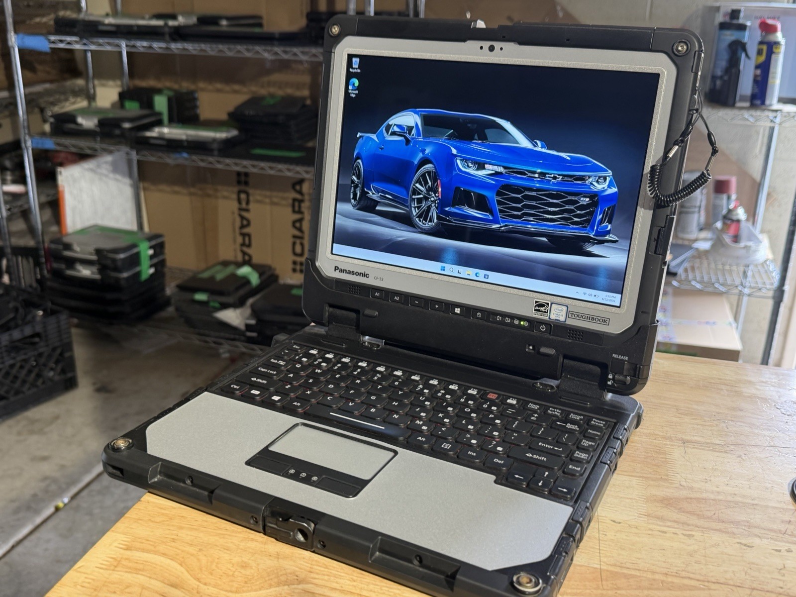 Panasonic ToughBook CF-33 i5-6300U 8GB Ram 256 SSD Win11 Pro. Touchscreen