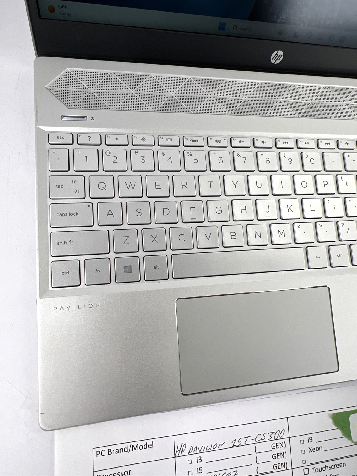 HP Pavilion 15t-cs300 15.6″ FHD i7-1065G7 16GB 1TB SSD Windows 11 w/AC Tested