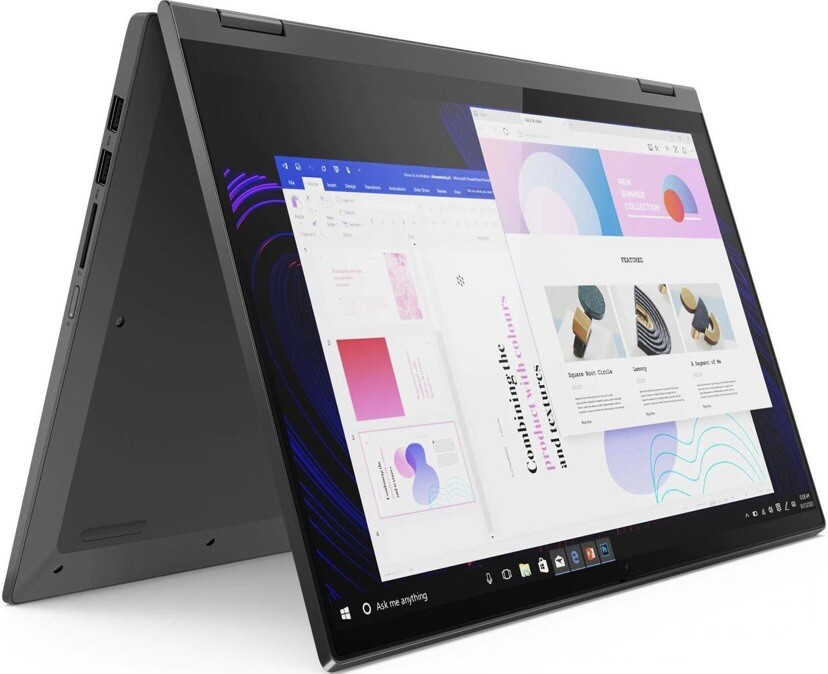 Lenovo IdeaPad Flex 5 AMD Laptop, 15.6″ FHD IPS Touch 250 nits, Ryzen 5 5500U.