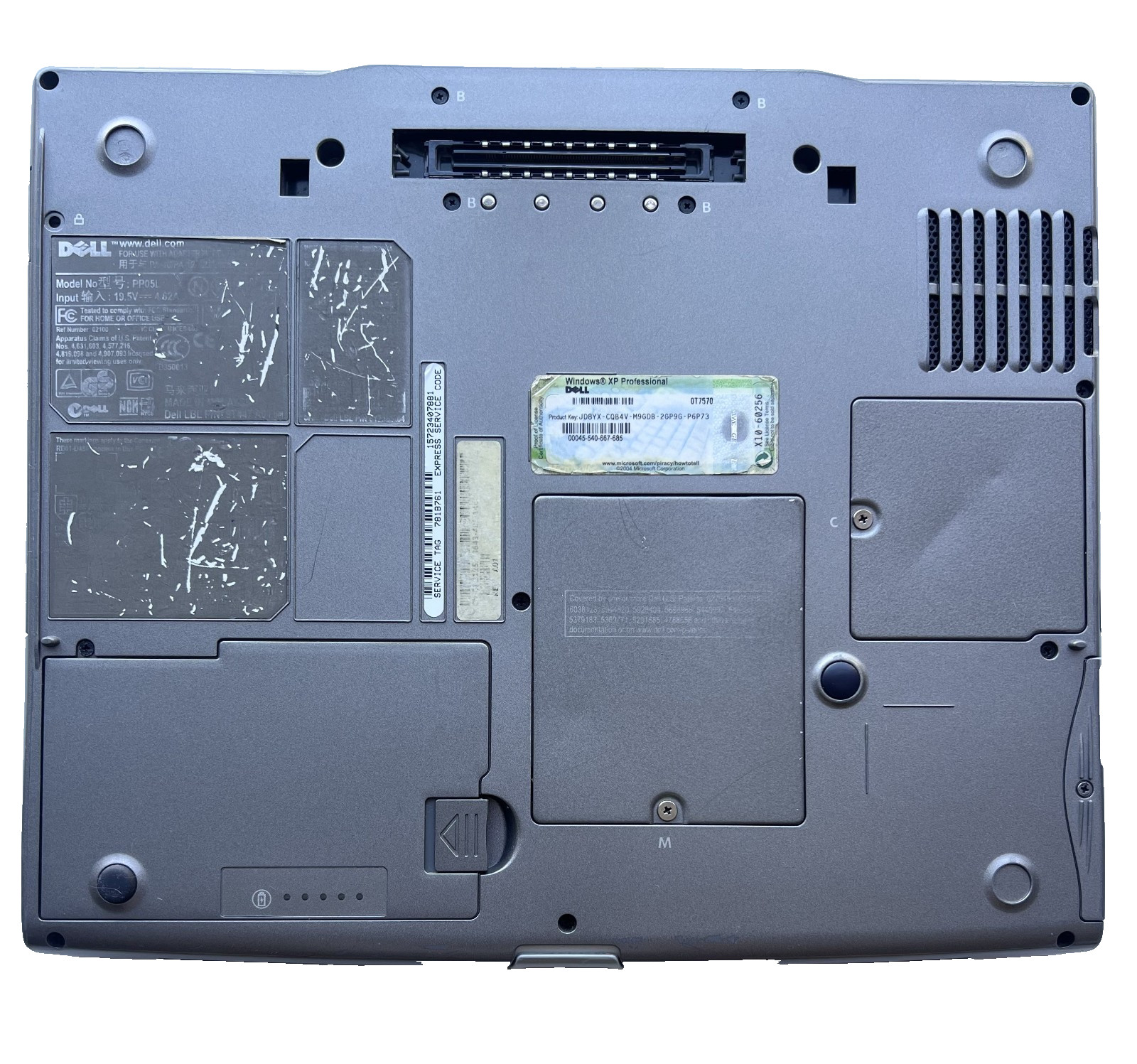 Dell Inspiron 600M Intel Pentium M 1.70 GHz 0.5 GB RAM 0 GB HDD – Parts