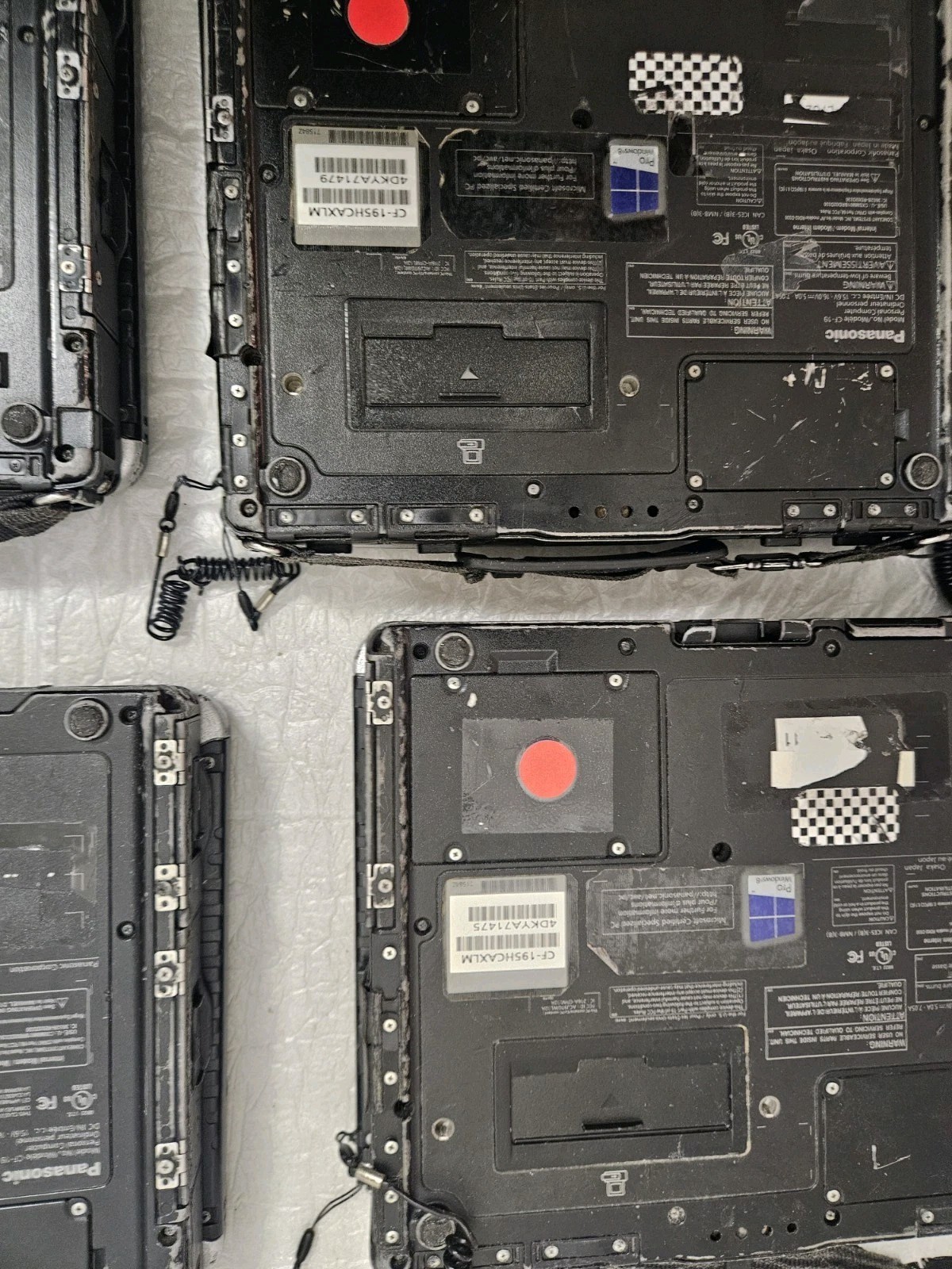 Lot Of 5 Panasonic Toughbook CF19 Intel Core i5-3340M, i5-3320M 8GB RAM Rugged