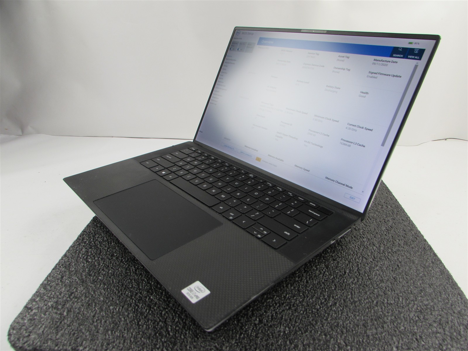DELL PRECISION 5550 1920X1200 FHD CORE I7-10875H 512GB SSD 64GB RAM T2000 NO O.S
