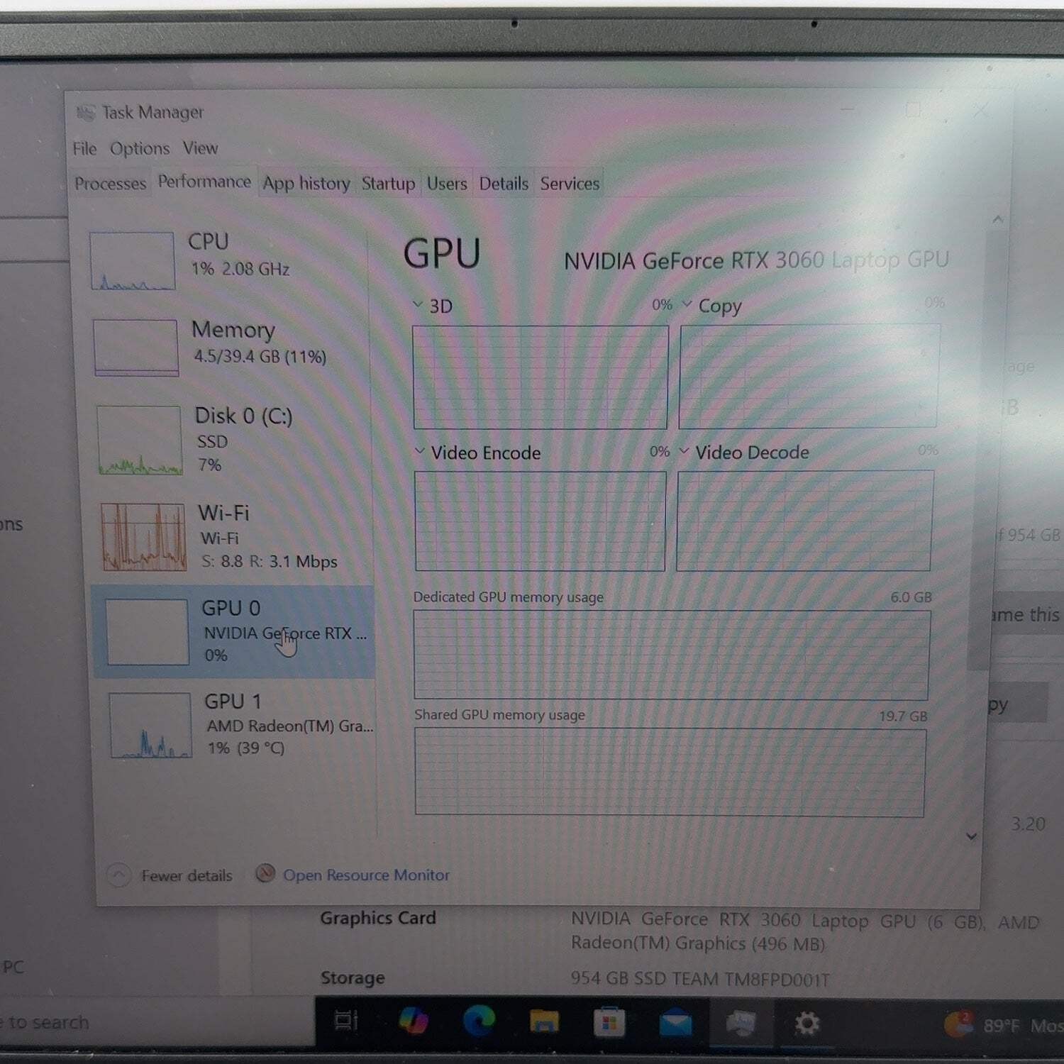 Asus ROG Zephyrus G14 Ryzen 7 5800HS 3.2GHz 40GB RAM 1TB SSD GeForce RTX 3060