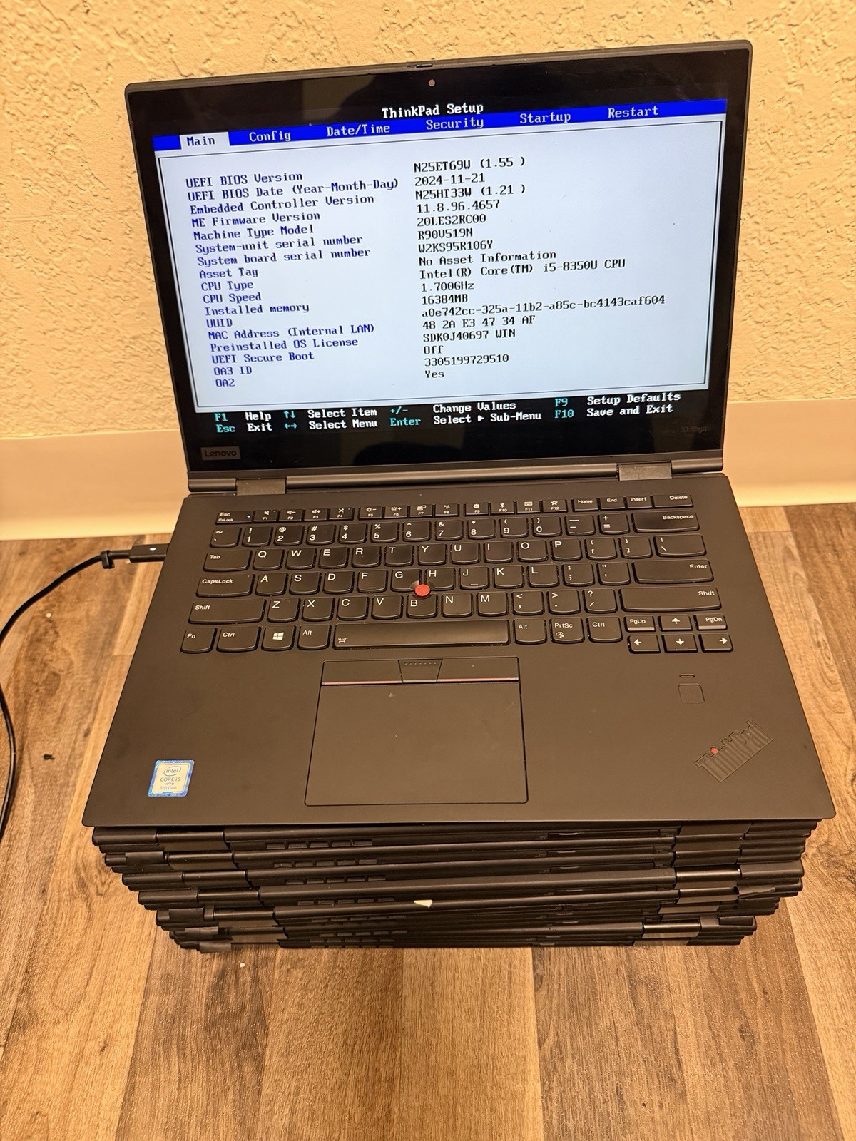 Lenovo ThinkPad X1 Yoga Gen 3 Laptop 14-inch Core i5 8th Gen 16gb Ram No SSD
