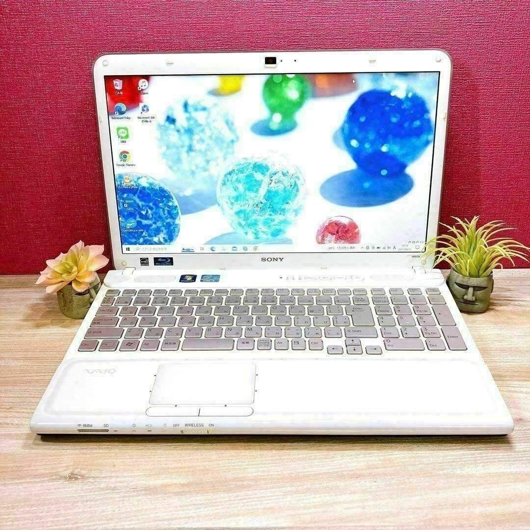Bargain VAIO laptop with camera, ready to use, housewives and beginners, Blu-ray