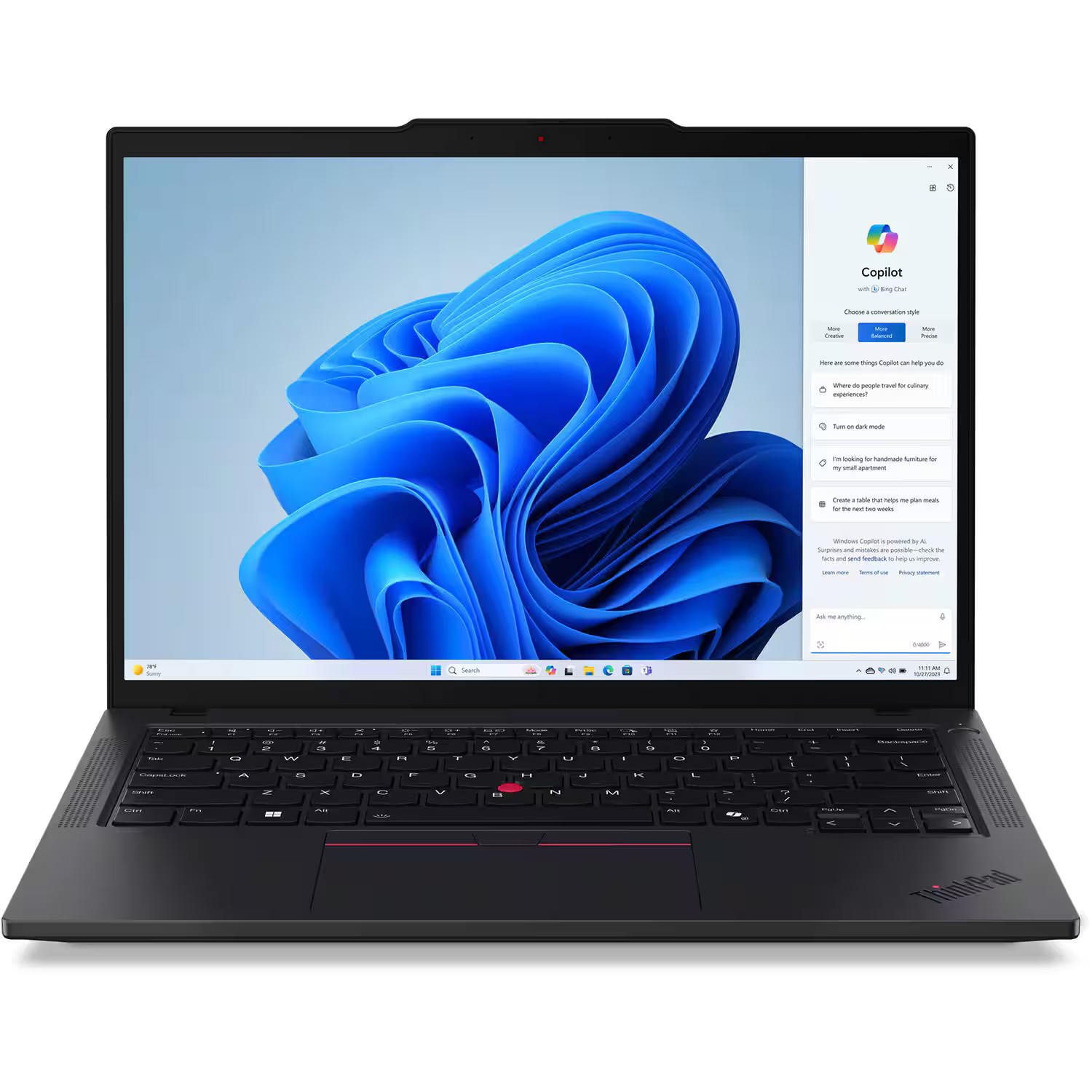 Lenovo – ThinkPad T14 Gen 5 14″ Touch – Screen Laptop – AMD Ryzen 7 PRO 8840U…