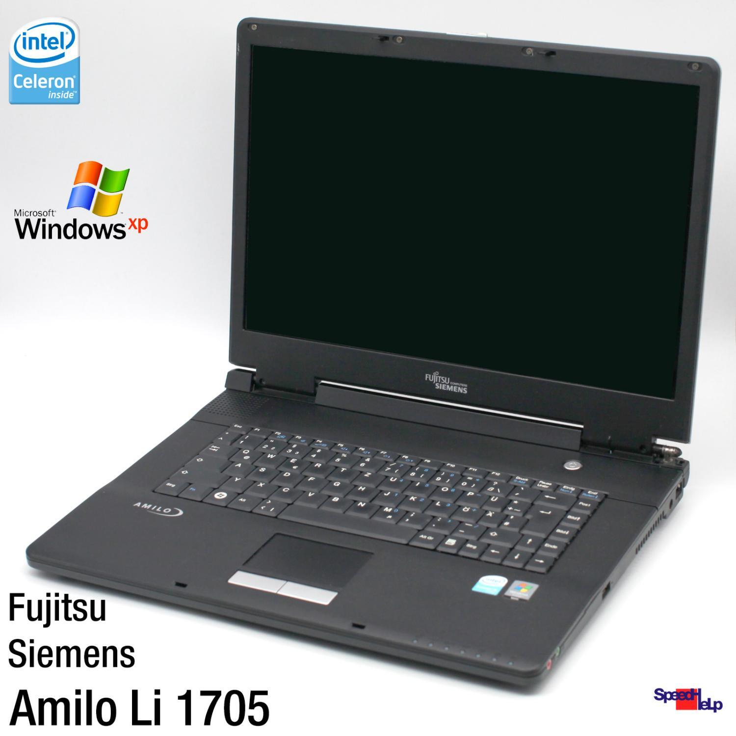 Fujitsu Siemens Amilo Li 1705 Notebook 160GB Hdd 1GB Ram Dvdrw For Windows Xp