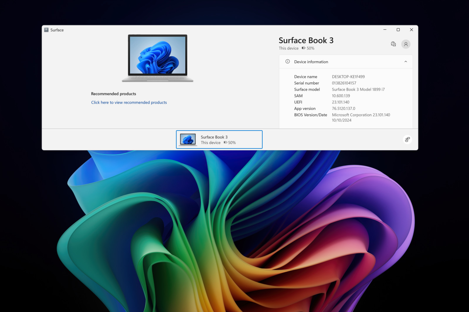 Microsoft Surface Book 3 15″ GTX 1660 Ti i7-1065G7 16GB 256GB SSD Windows 11 Pro