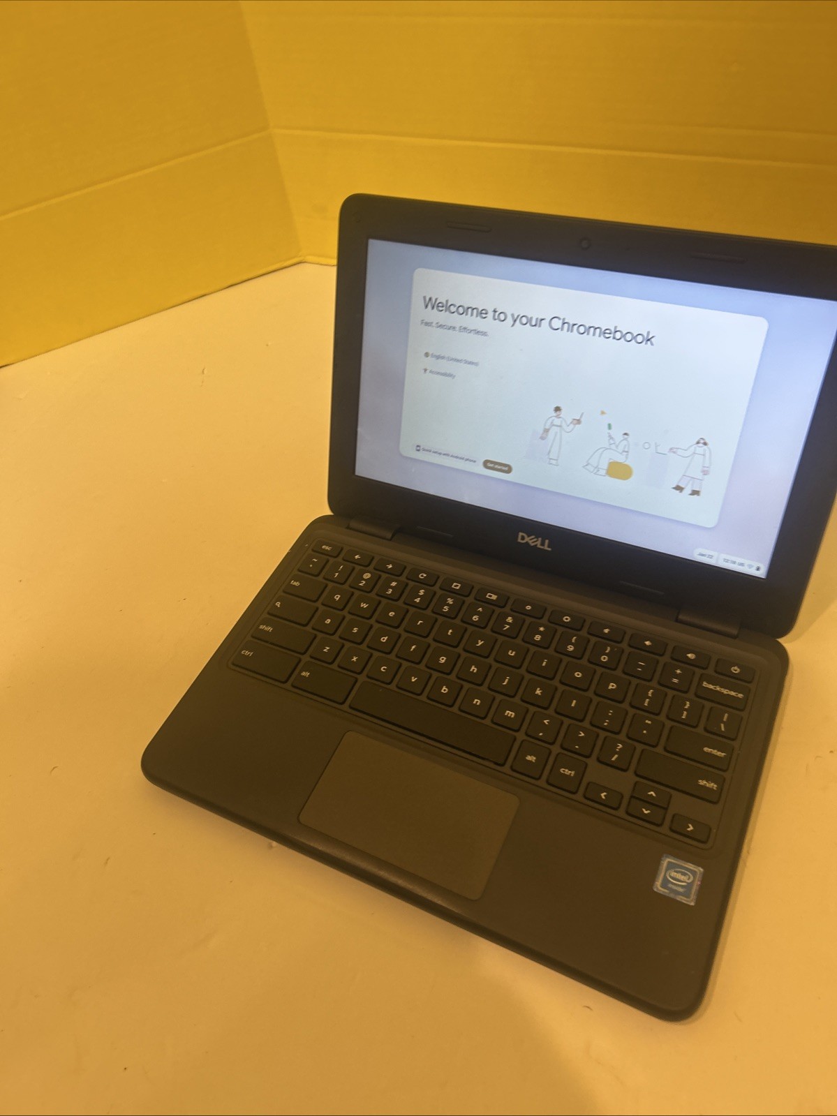 Dell 3100 Touchscreen Chromebook Working Great Bezel Read Description