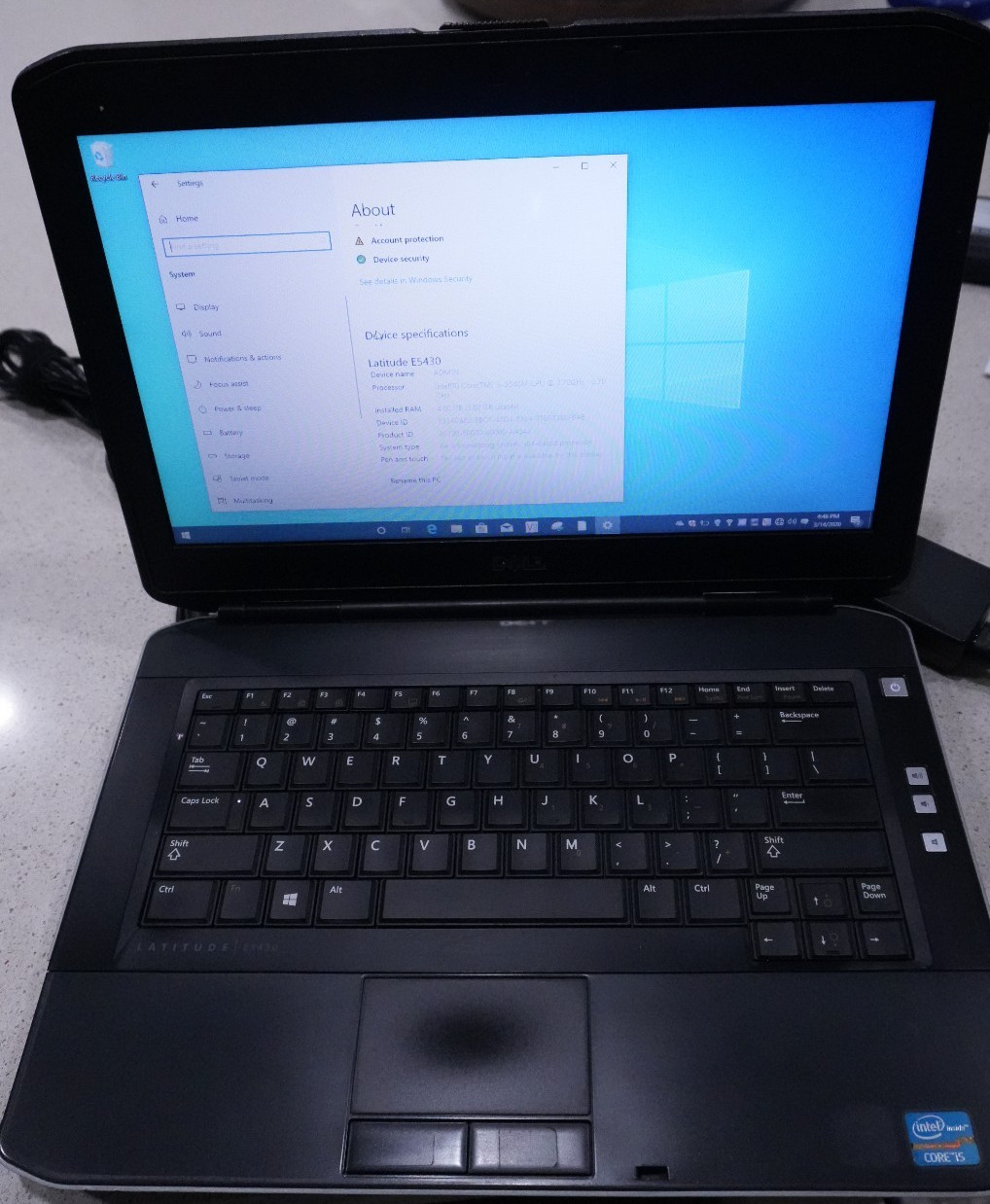 Lot of 2 – Dell Latitude E5440 & E5430 Laptop’s Intel Core i5 4GB RAM PWR Supply