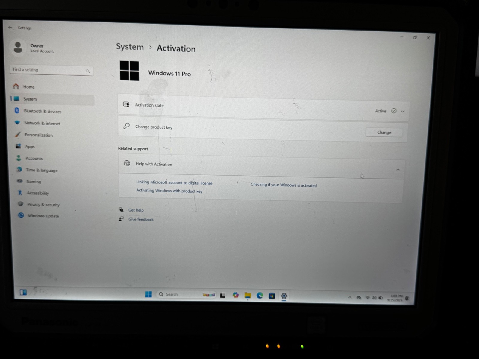PANASONIC TOUGHBOOK CF-33 12″ i5-7300U@2.60GHz 8GB RAM 512GB Bios Psswd Is Lockd