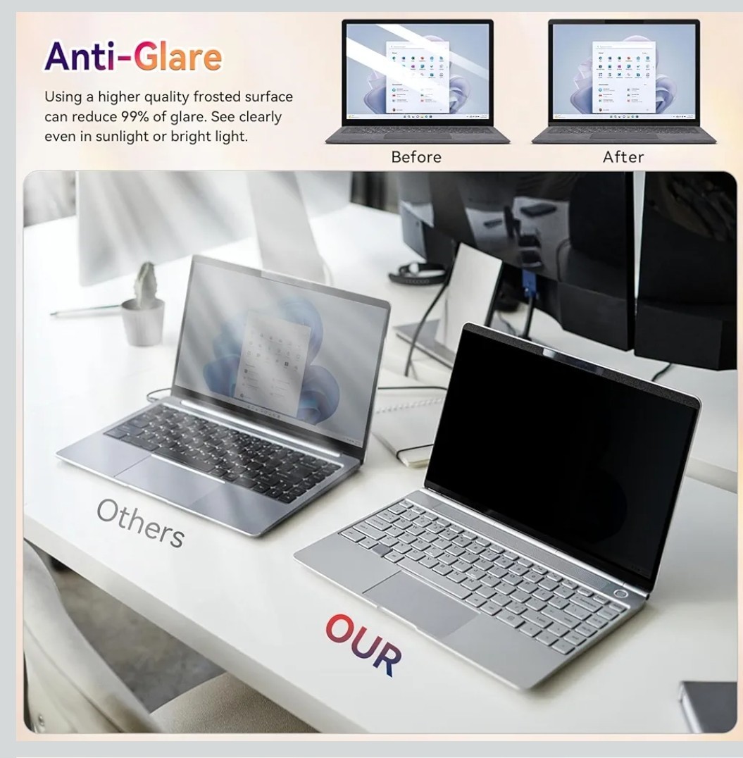 Magnetic Privacy Screen for Microsoft Surface Laptop 7 13.8