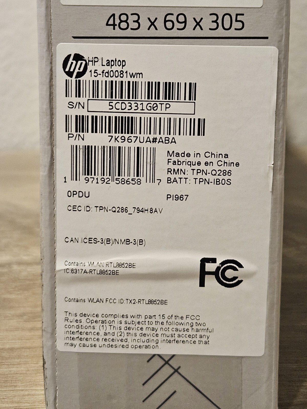 HP 15.6 Laptop 15-fd0081wm Intel Processor N200, 4GB RAM, 128GB UFS, SILVER,…