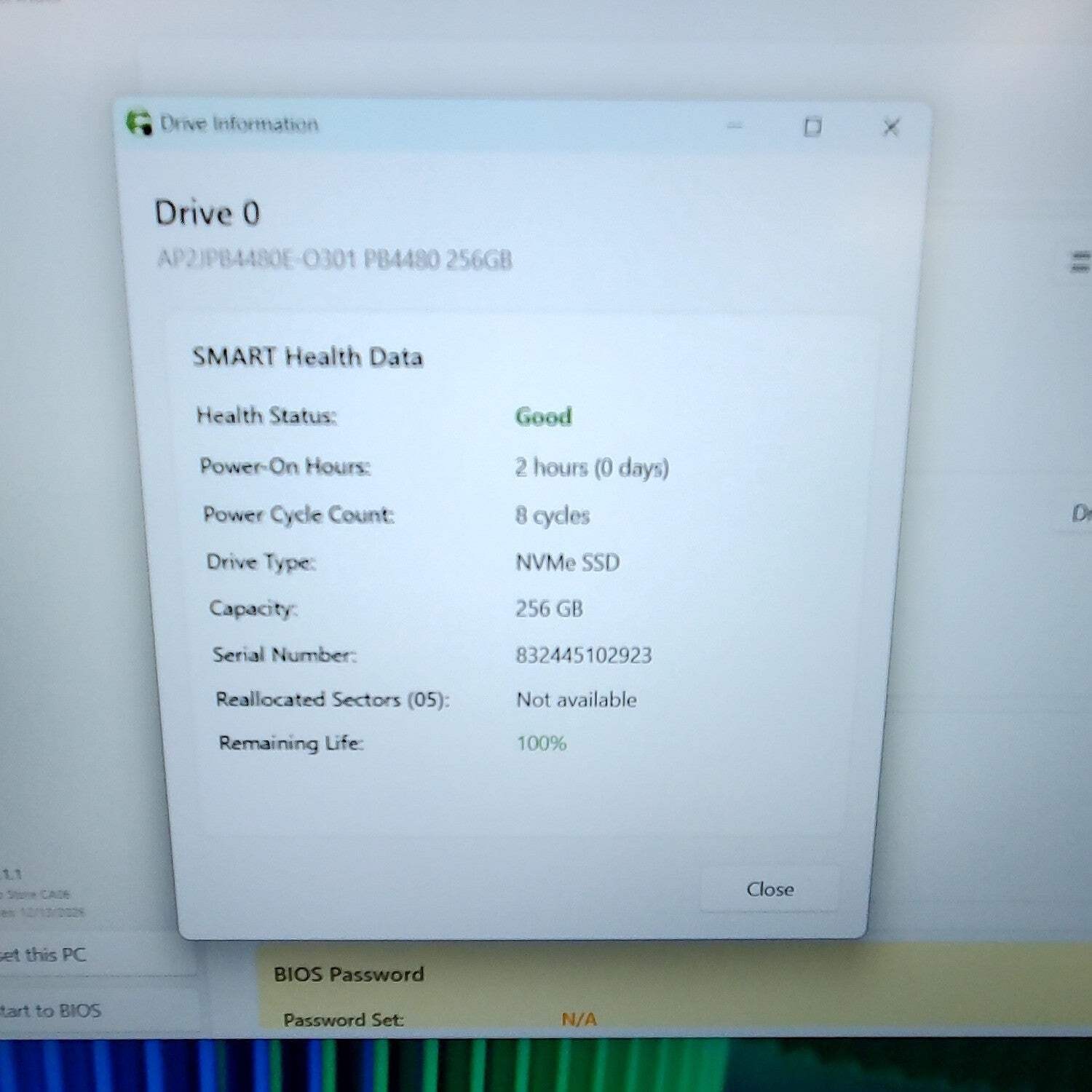 Acer Extensa 15 N23C3 15.6″ Ryzen 3 7320U 2.4GHz 8GB RAM 256GB SSD