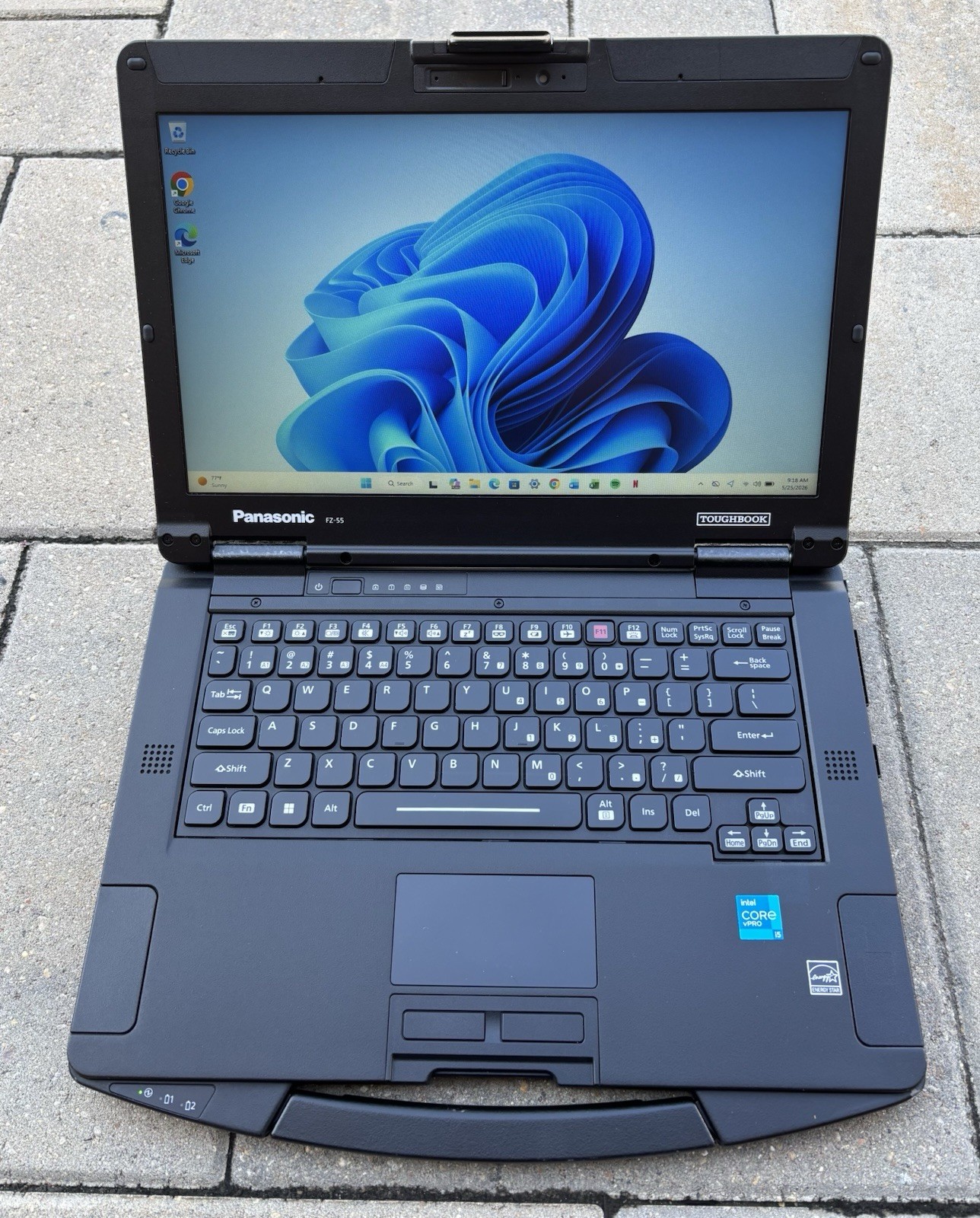 PANASONIC FZ-55 Toughbook Laptop i5-1145G7 16GB 512GB 2.60GHz Win 11p 420 Hours