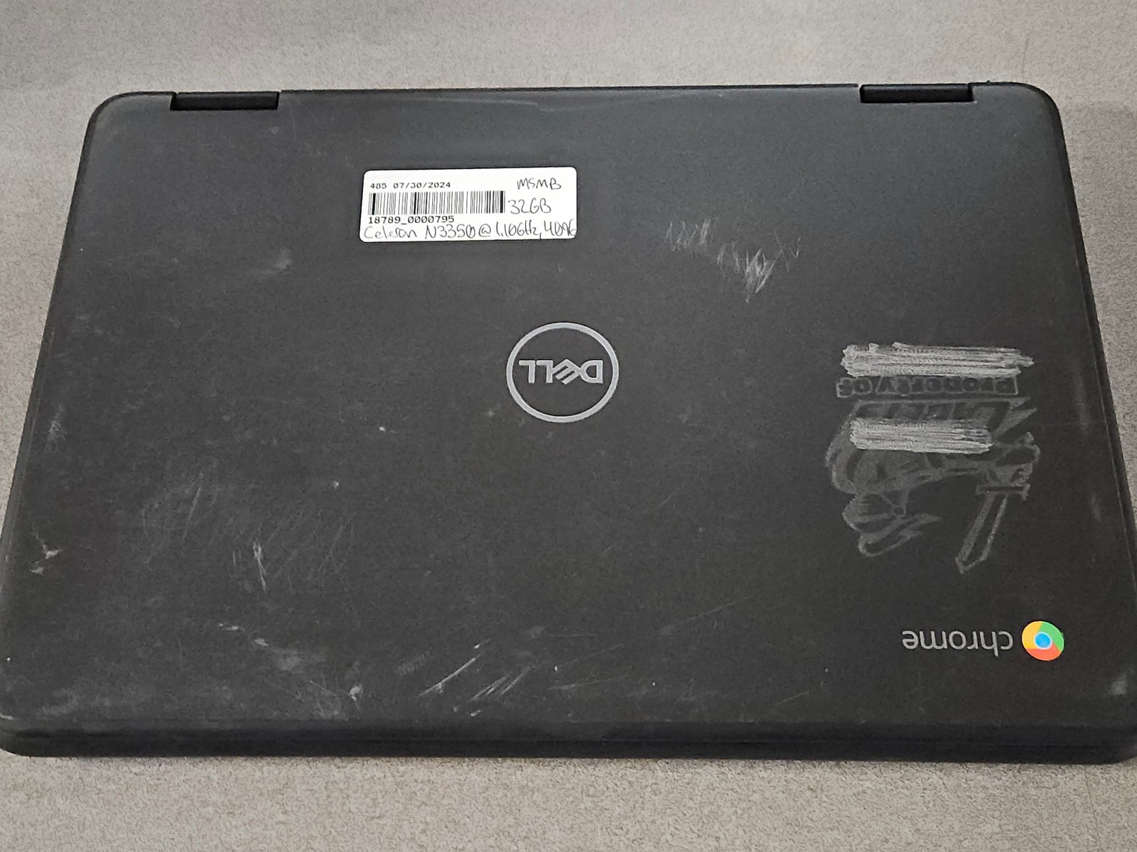 Dell Chromebook 5190 11.6″ Laptop Celeron N3350 1.10GHz 4GB RAM 16GB SSD