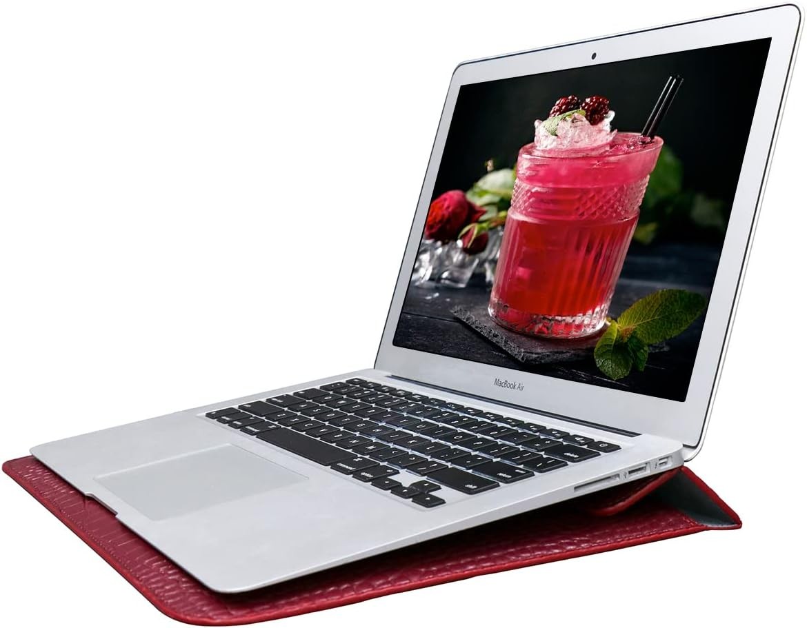 PU Leather Flap Style Case Bags Laptop Sleeve for 2023-2026 MacBook Air 15 inch