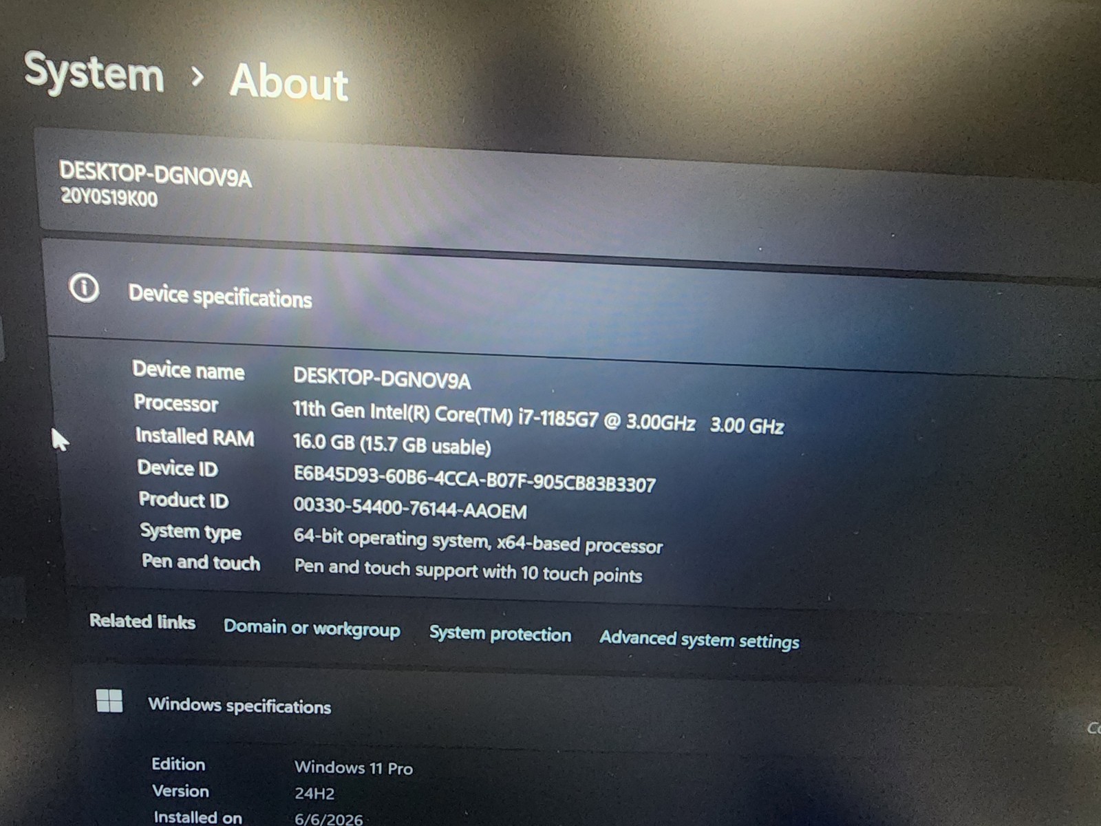 Lenovo ThinkPad X1 Yoga Gen 6
