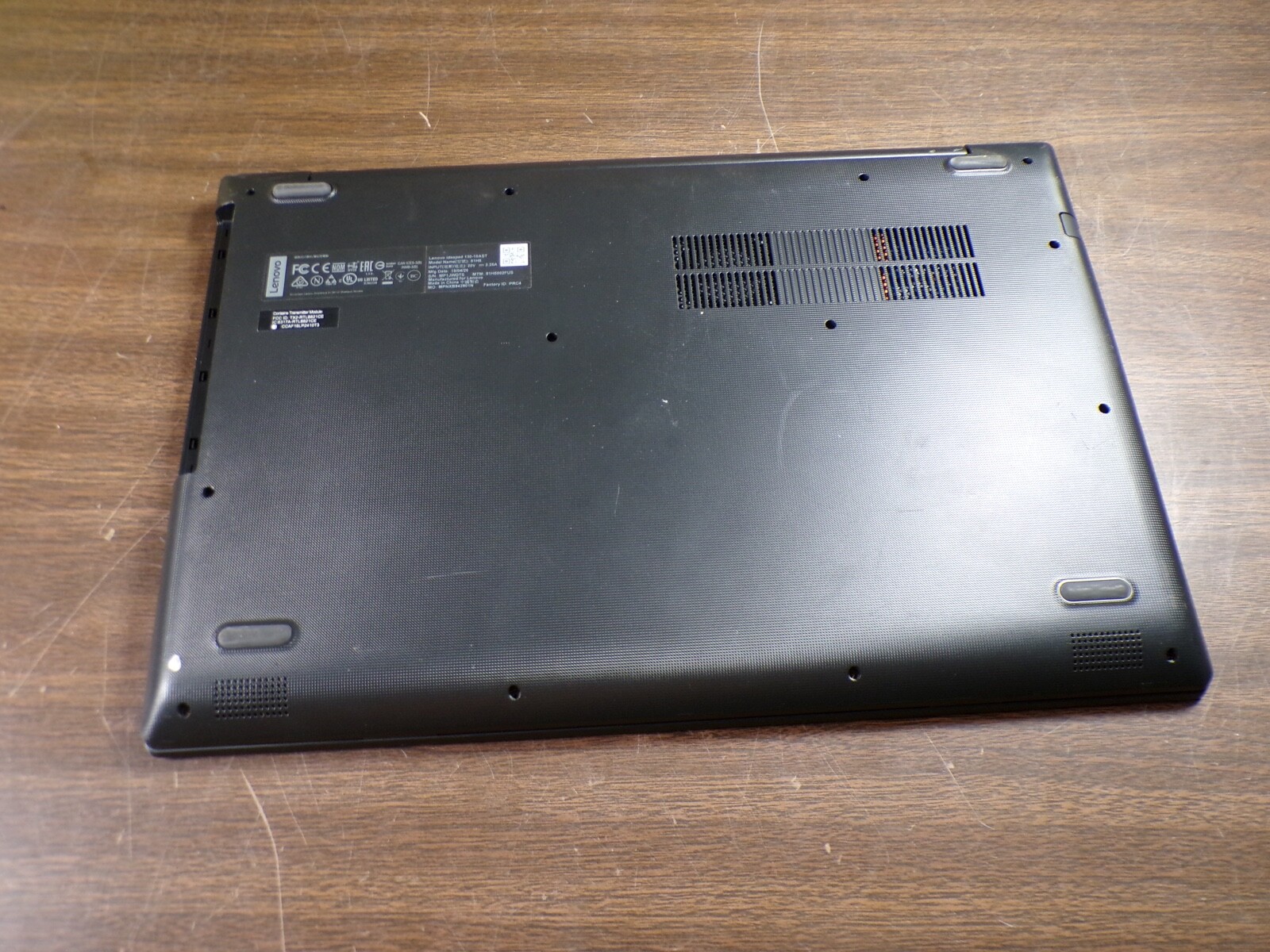 LENOVO IDEAPAD 130-15AST AMD **NO RAM/ NO CD ROM **NO HD/ NO CADDIE/ NO OS