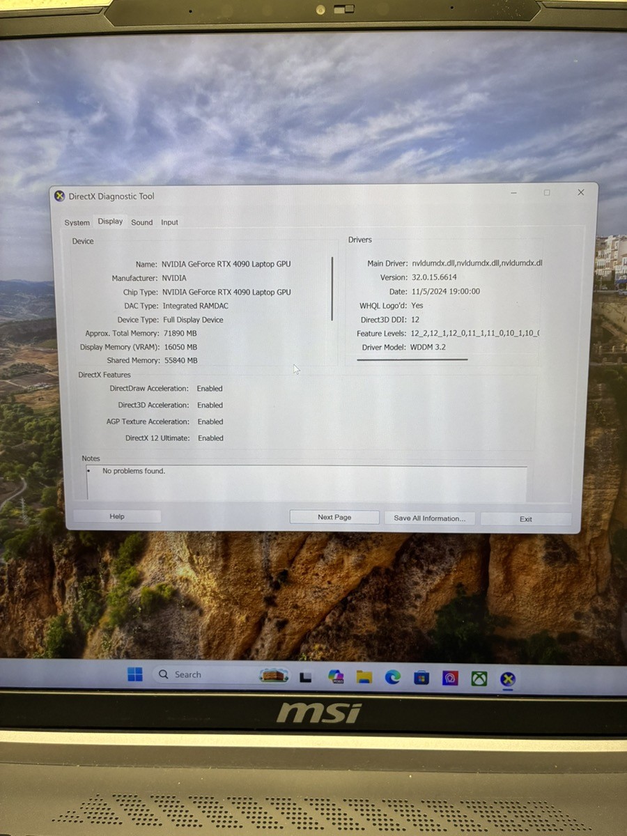 MSI CREATOR 16″ I9 ULTRA 2.5 GHZ 98GB RAM 8TB SSD WIN 11 PRO (MAEE-A (PPG013700)