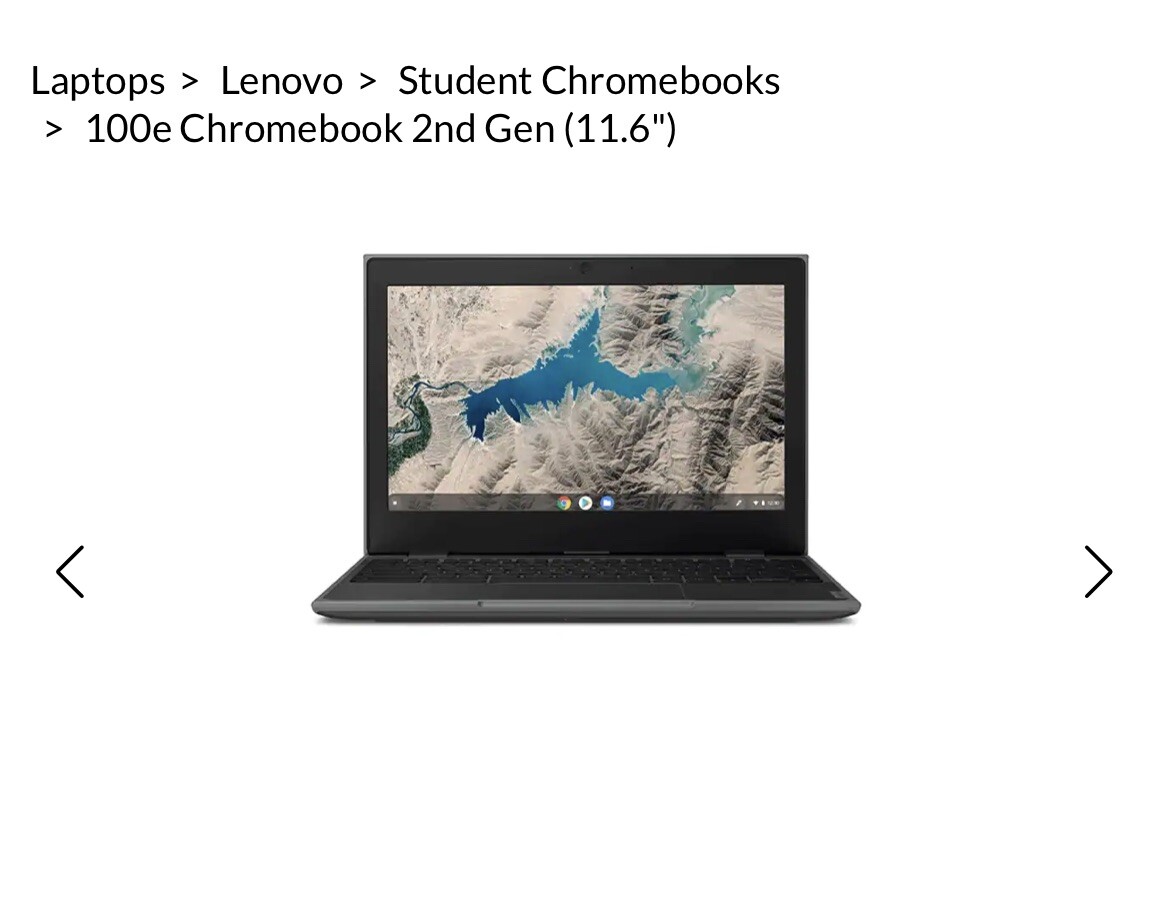 Lenovo 100e Chromebook 2nd Gen MTK 11.6″ (32GB eMMC, MediaTek MT8173C,…