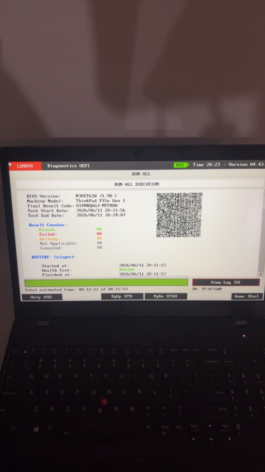 Lenovo ThinkPad P15v Gen 1 Touchscreen i7-10875H 16GB 512GB SSD Win11 Pro 15.6″