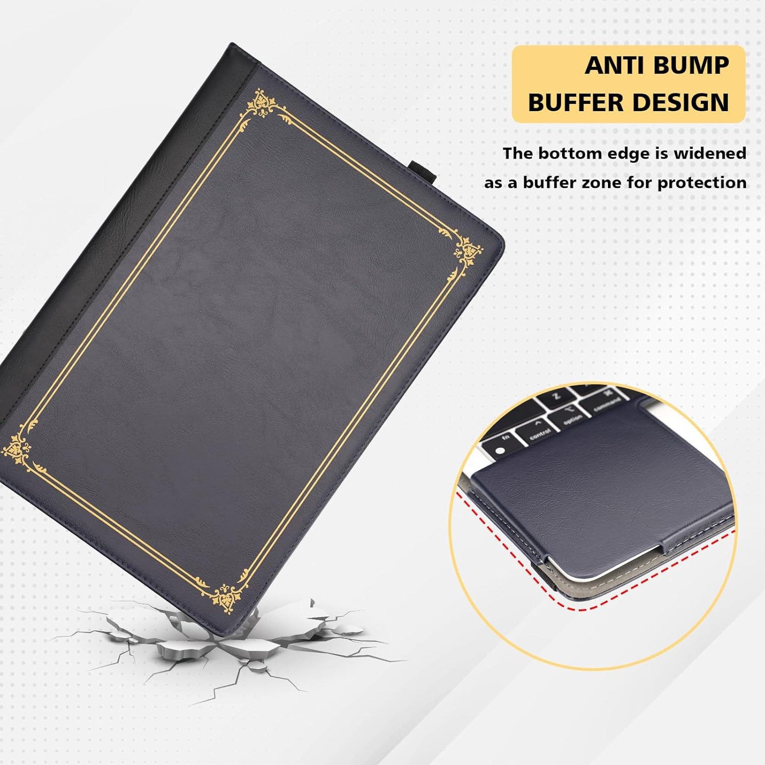 MacBook Air Case 13 Inch, PU Leather MacBook Case fits for Model A2337 A2179 A19