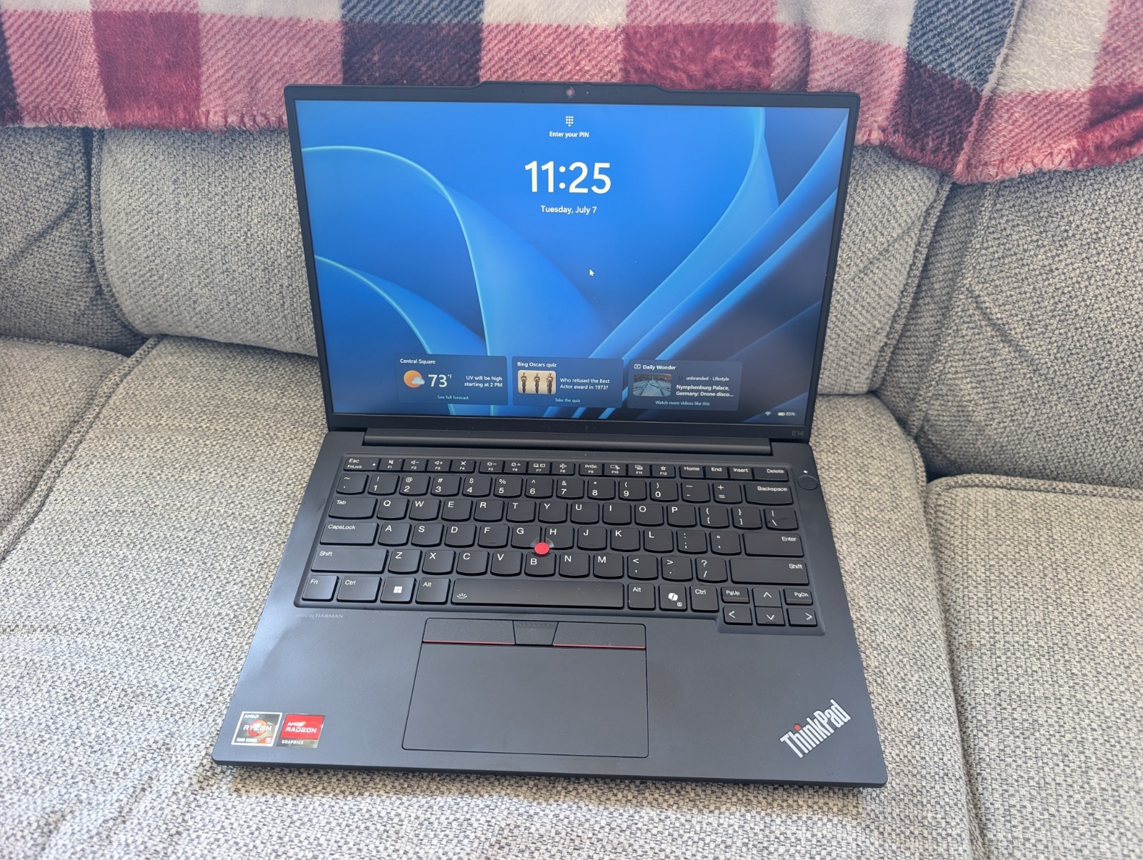Lenovo ThinkPad E14 Gen 6 14″ AMD Ryzen 5 7535U 16GB RAM 512GB SSD WIN11P, Black