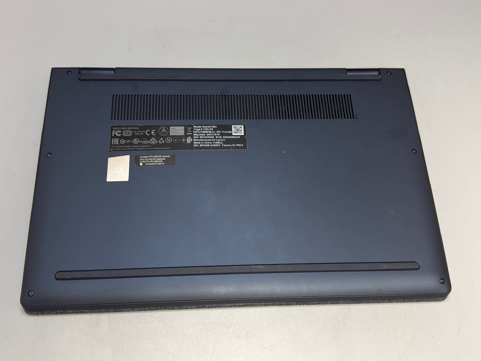 Lenovo Yoga 6 13ALC6 AMD Ryzen 7 5700U 16GB RAM 512GB SSD Win 11