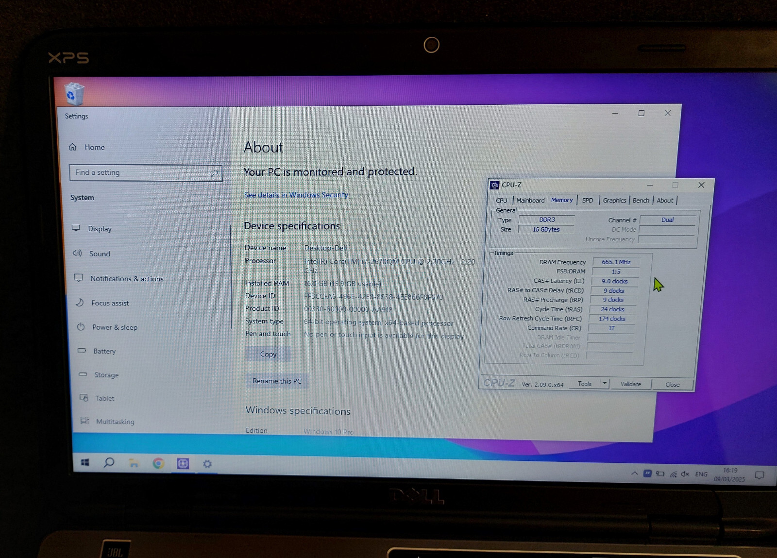 Laptop Dell XPS L502X