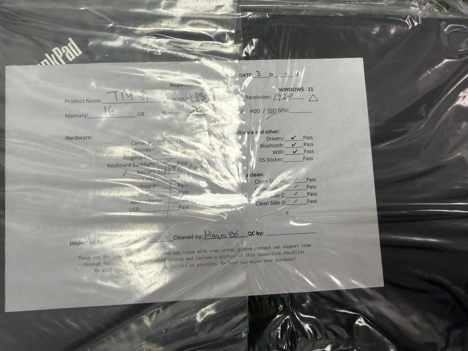 Lenovo Thinkpad T14