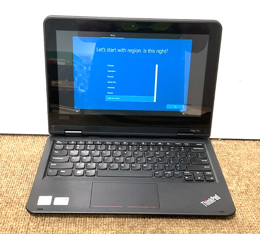 Lenovo ThinkPad Yoga 11e N5030 8GB 128GB BT4 WiFiAC 11.6T W10P 20FMS3C300 ✅❤️