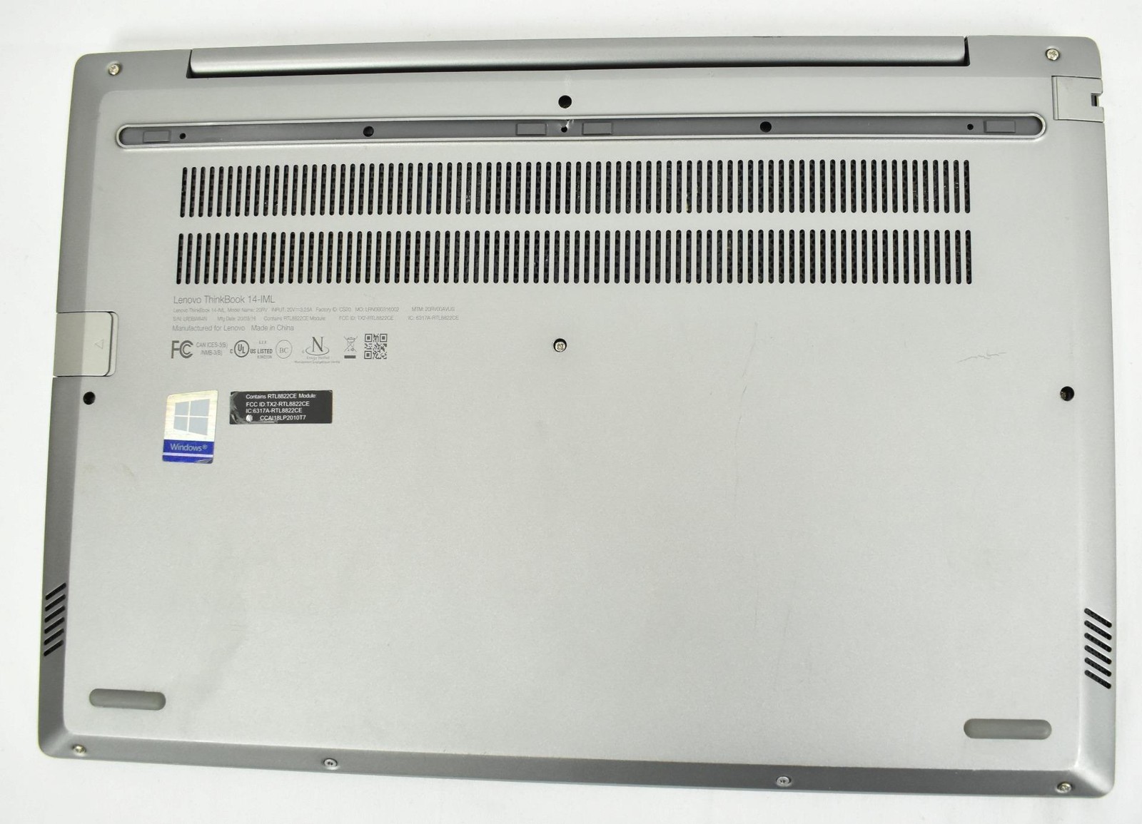 Lenovo Thinkbook 14-IML i5-10210U 1.6GHz 8GB 256GB SSD No OS *See Issues*