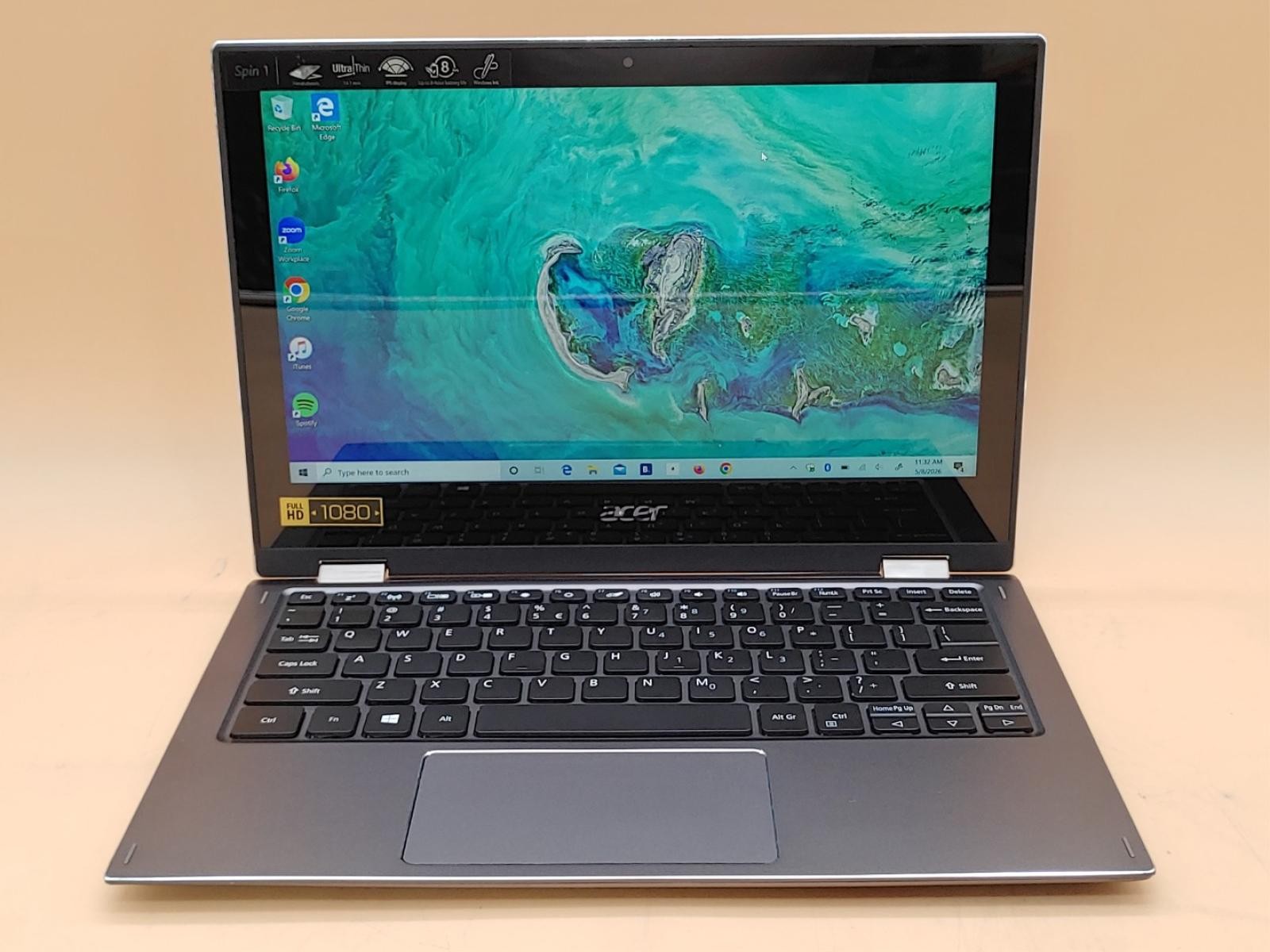 Acer Spin 1 SP111-32N 11.6″ Touch Intel Pentium N4200 4GB 64GB SSD Win10 *NO A/C