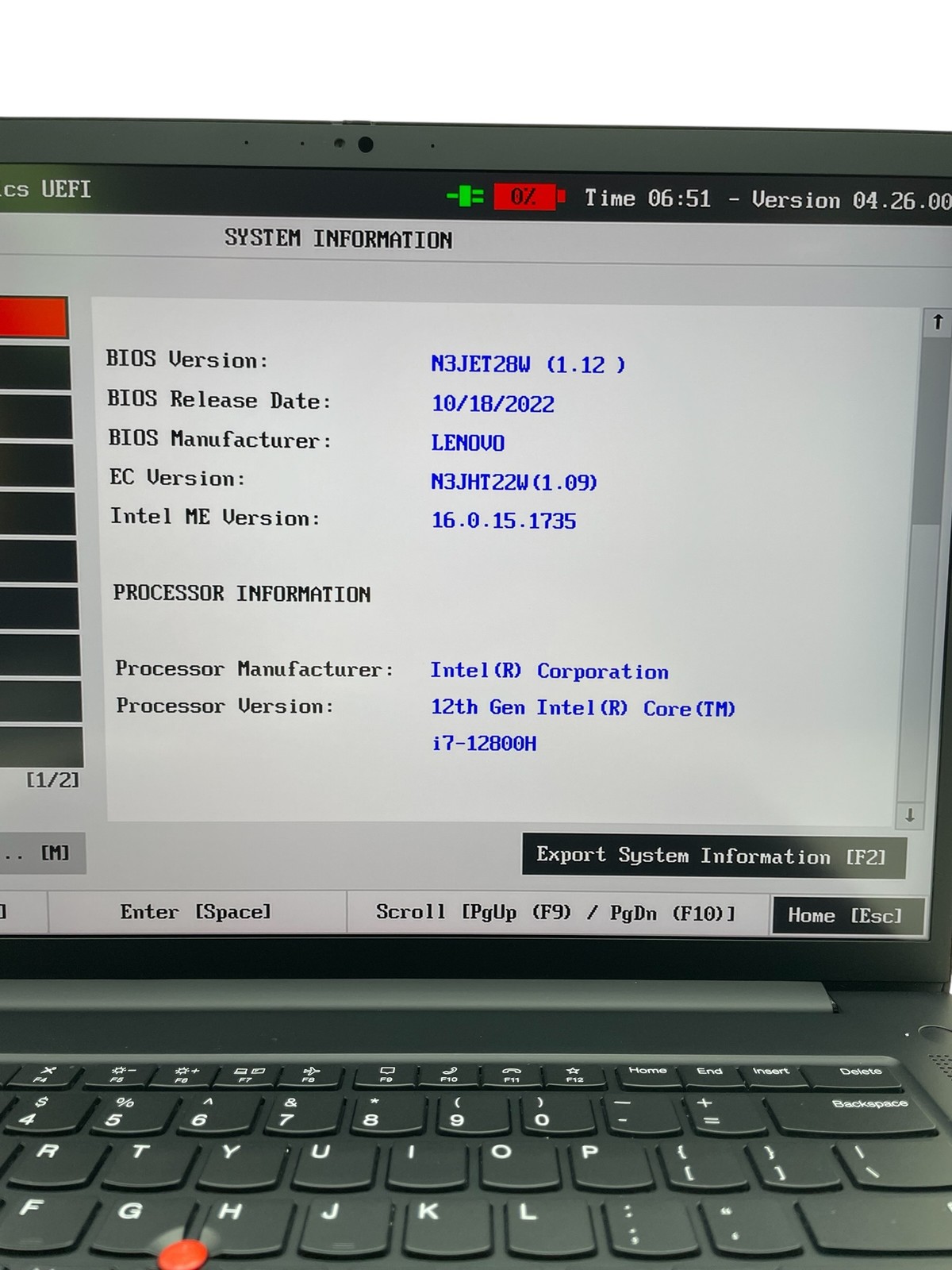 Lenovo Thinkpad P1 Gen 5 16″ – i7-12800H 32GB 1TB – Grade C Low Battery Health