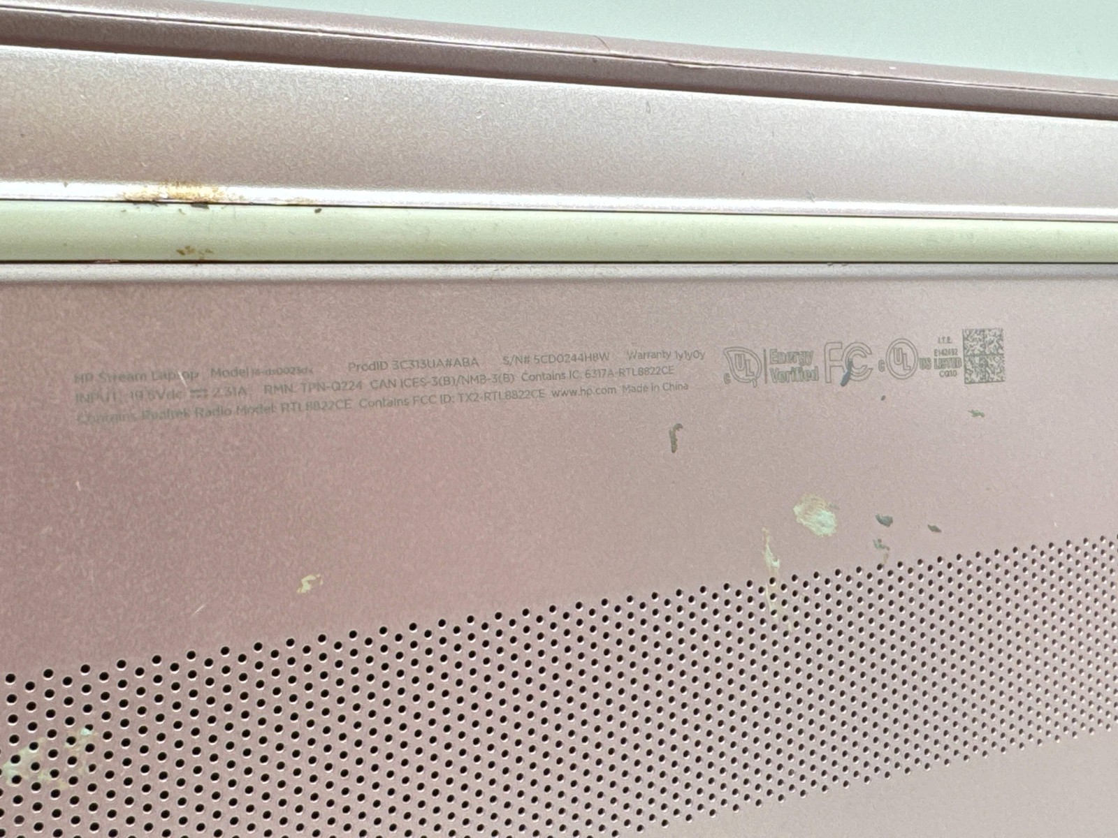 HP Stream 14-ds0023dx 14″ AMD A4-9120e 4GB 64GB Pink Used #3