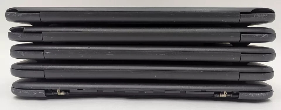 Lot of 5 HP Chromebook 11 G6 EE 11.6″ Celeron N3350 1.10GHz 4GB RAM 16GB eMMC