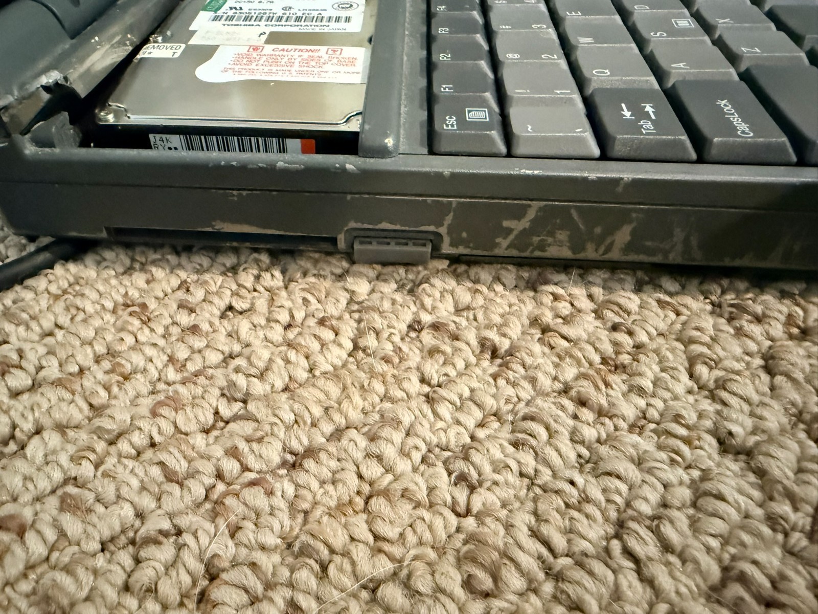Vintage Sharp Notebook PC 8150 Used , Works Modem , Hard Drive PC Card Slot