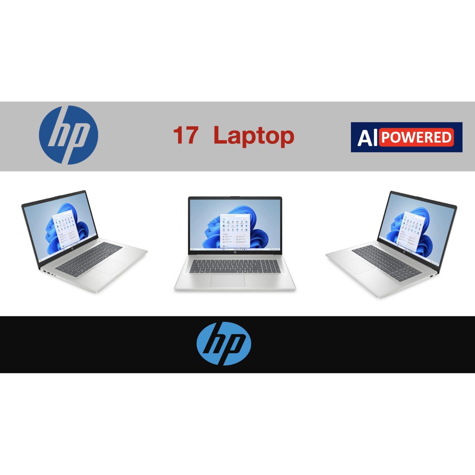 HP 17 17.3″ HD Touch Intel Core Ultra 7-255U 2.00GHz 16GB 1TB SSD Win 11 Pro