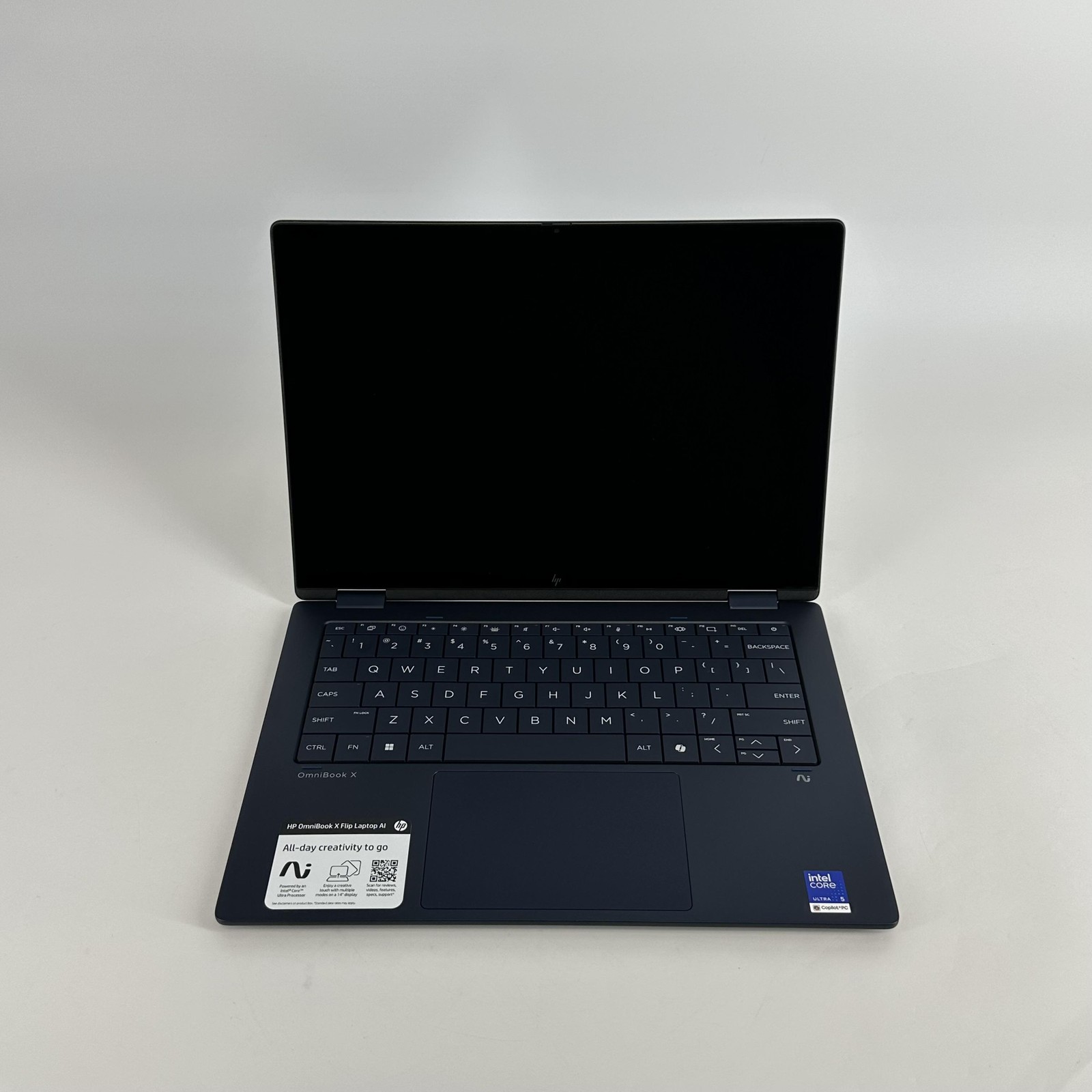 HP OmniBook X Flip 14 Blue 2K TOUCH 2.1GHz Ultra 5 226V 16GB 512GB SSD Excellent