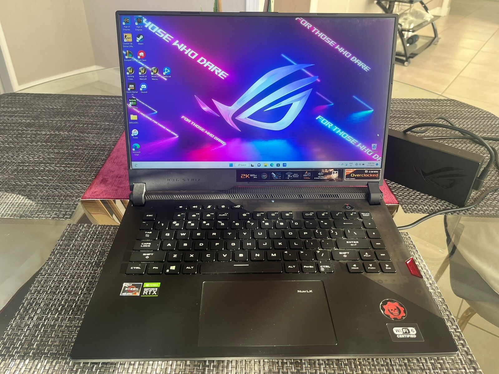 ASUS ROG Strix Scar 17 (2021) Gaming Laptop, AMD Ryzen 9 5900H, GeForce RTX 3080